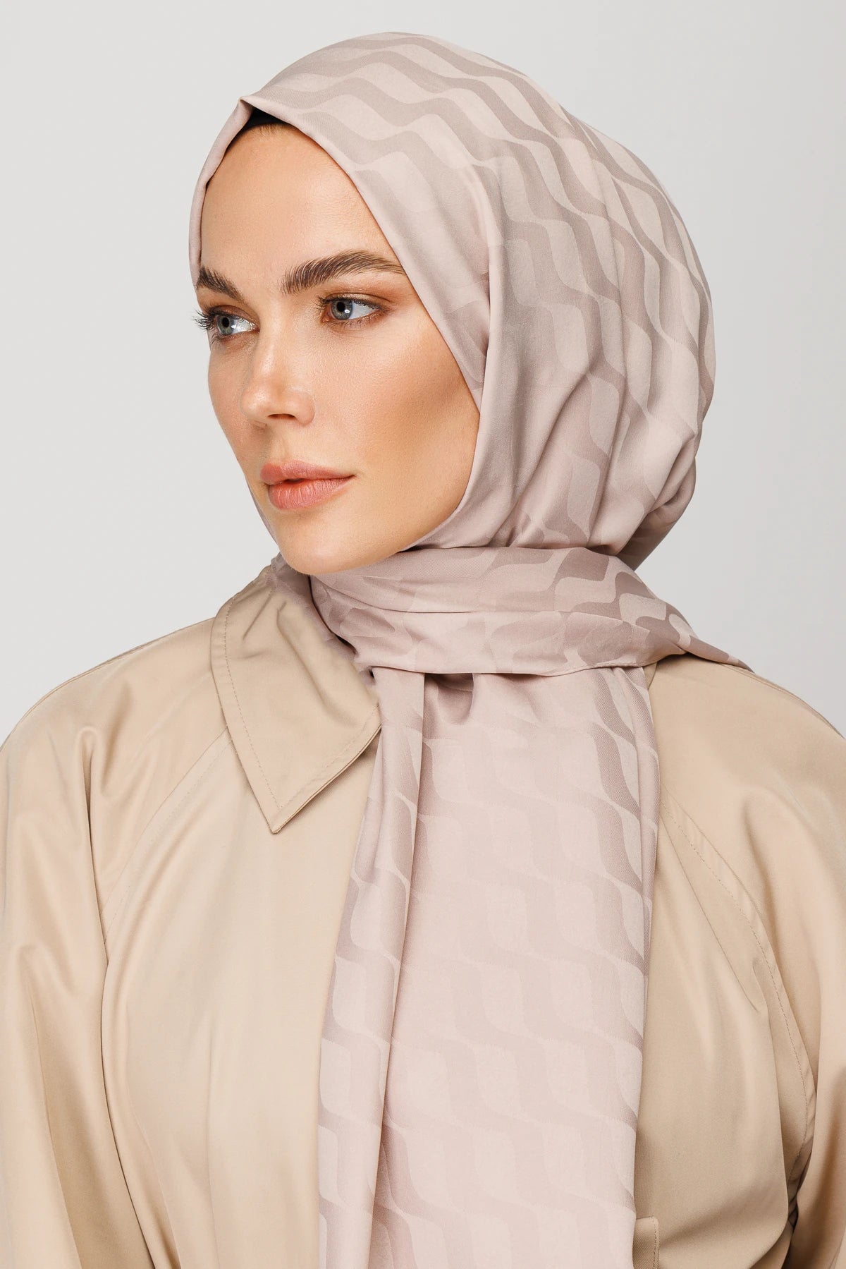 Dalga Desen İpeksi Jakar Şal