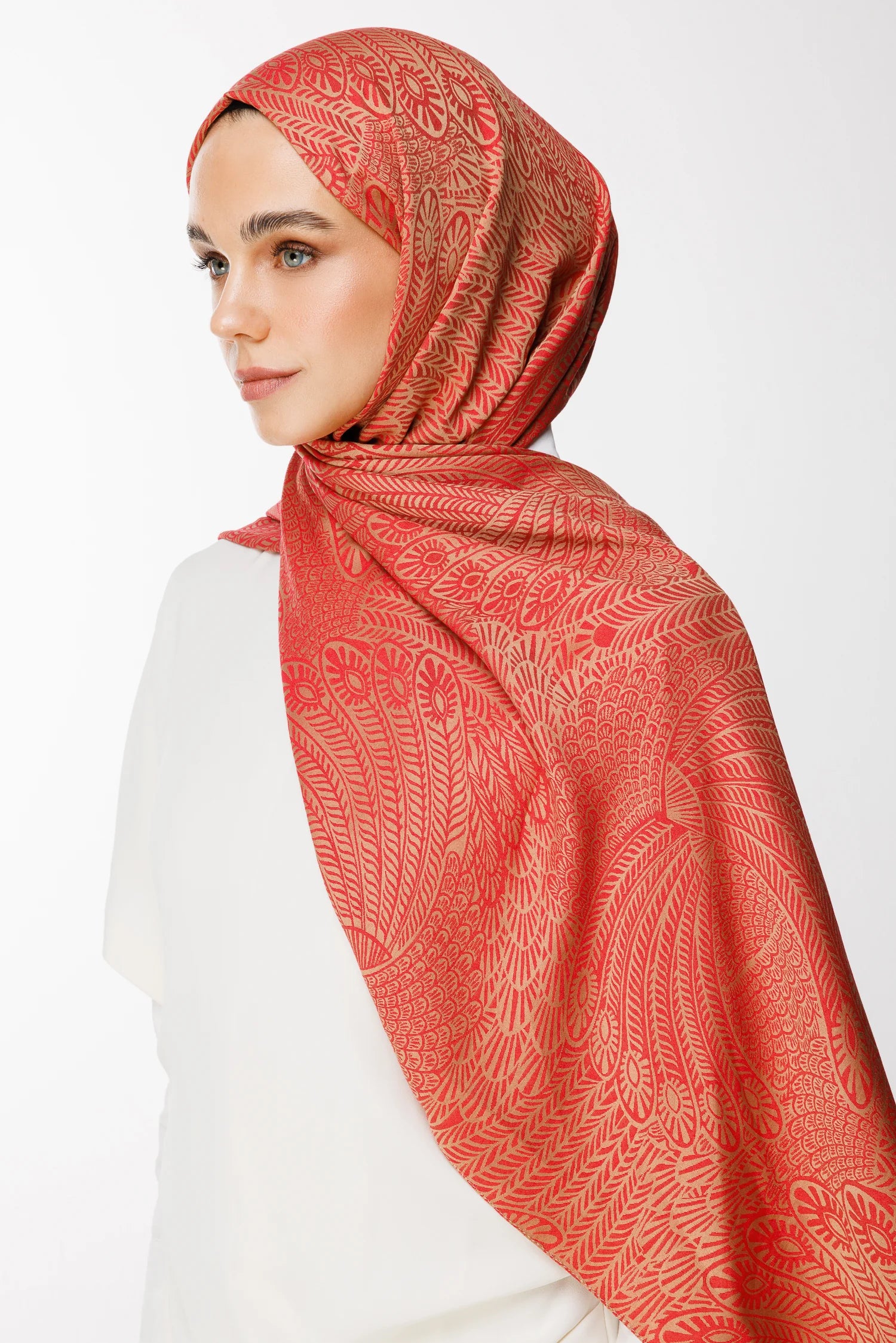 Mayra Desen Çift Taraflı Şal