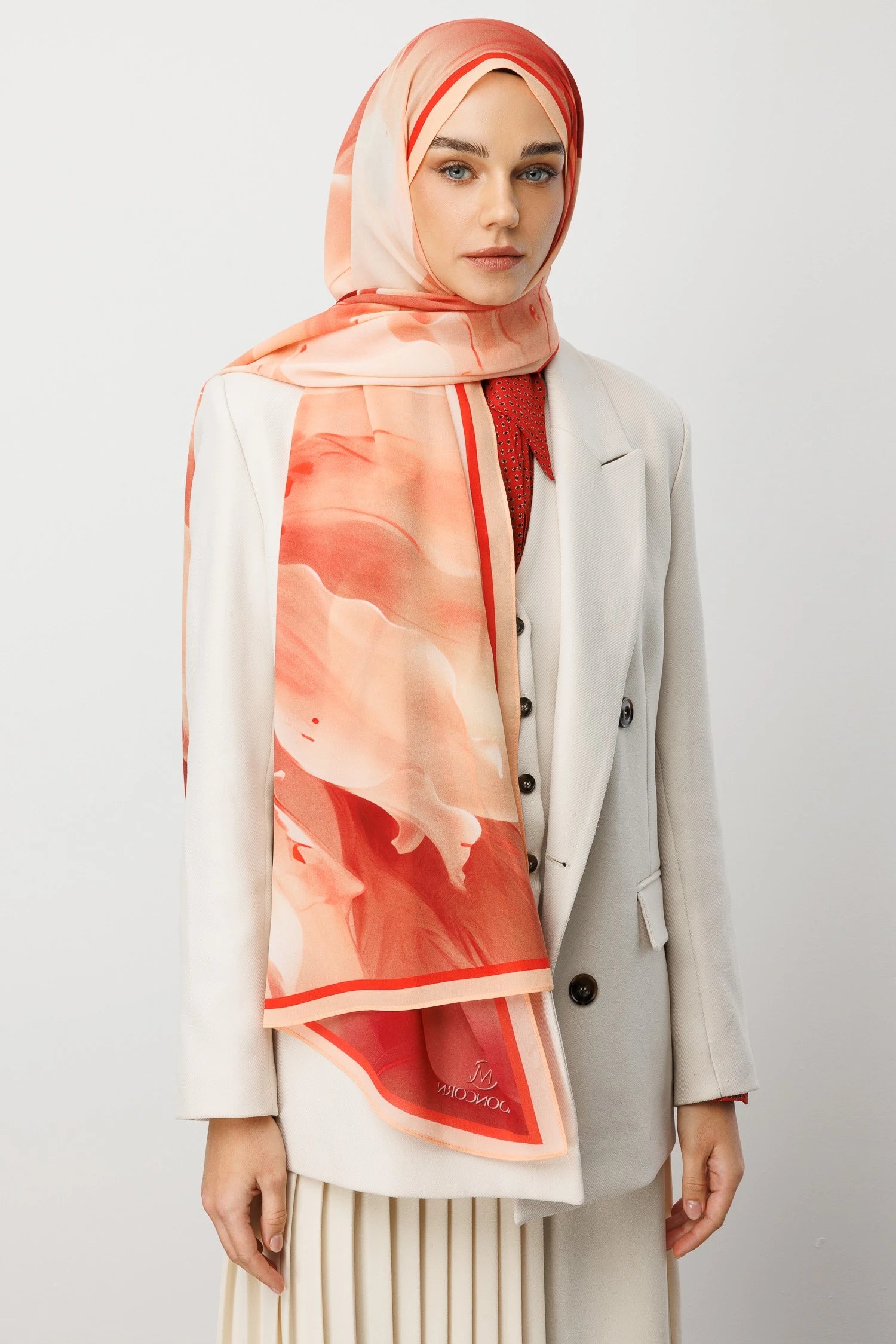 Pure Desen Hebei İpek Şal