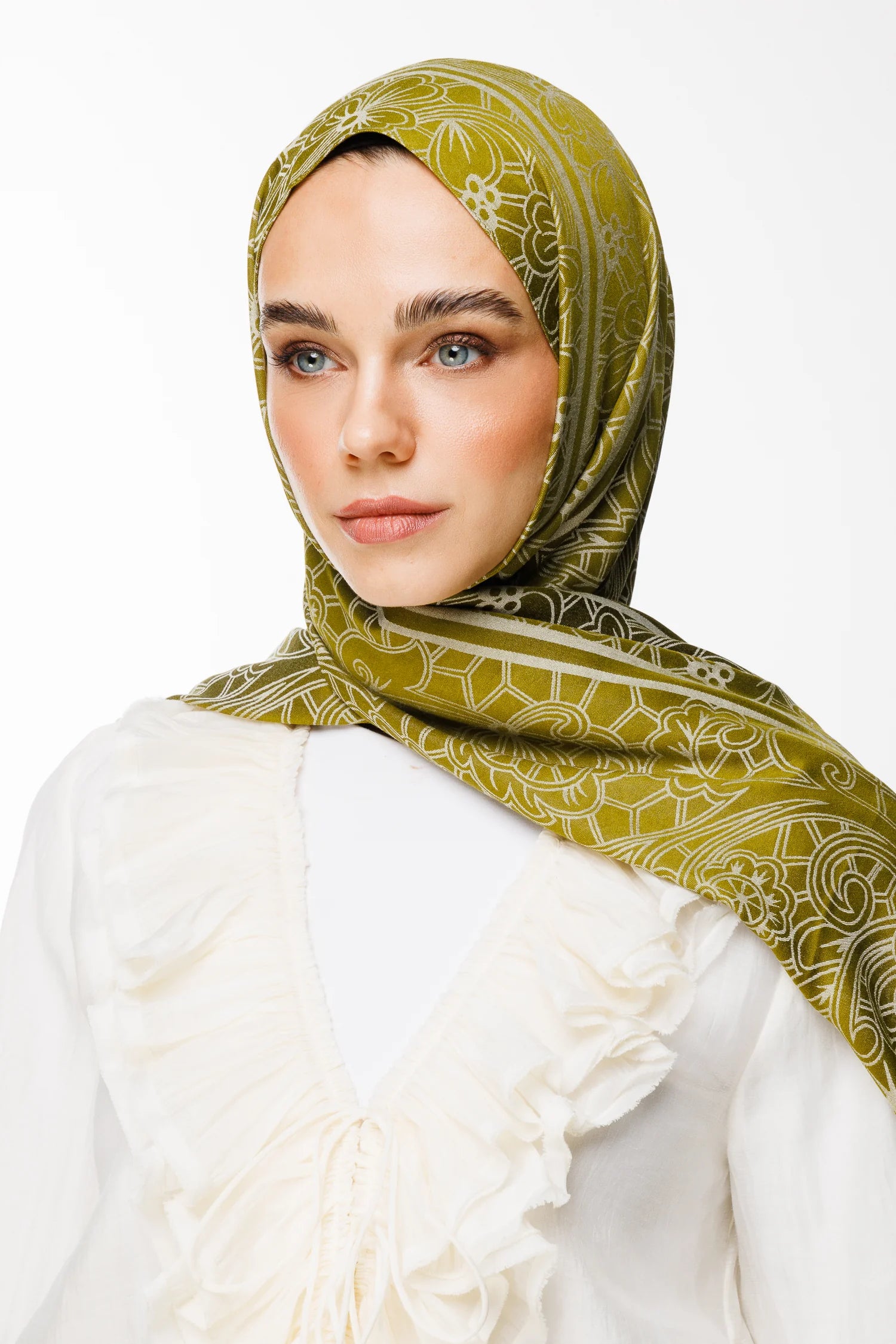 Lavin Desen Çift Taraflı Şal