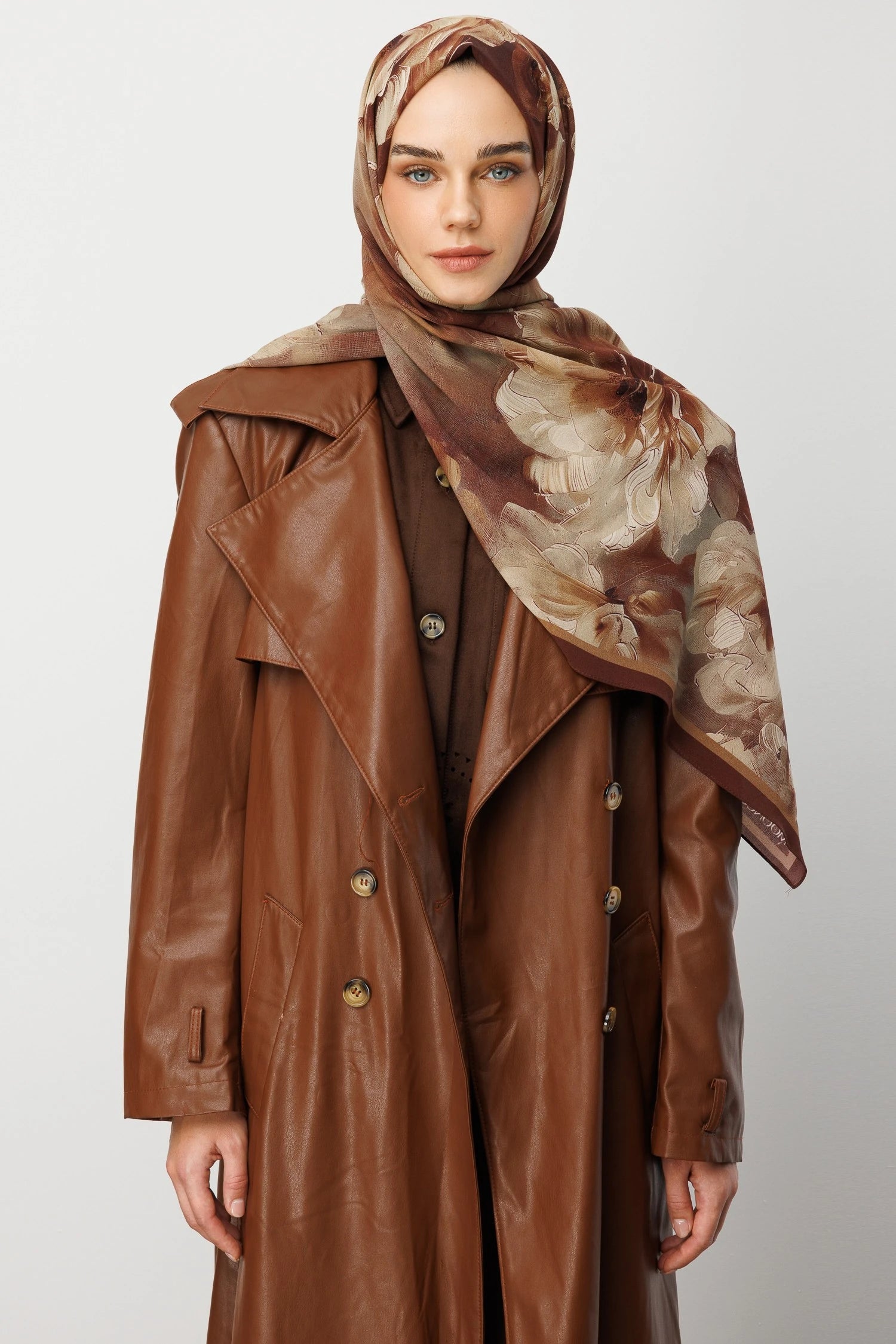 Rose Desen Hebei İpek Şal