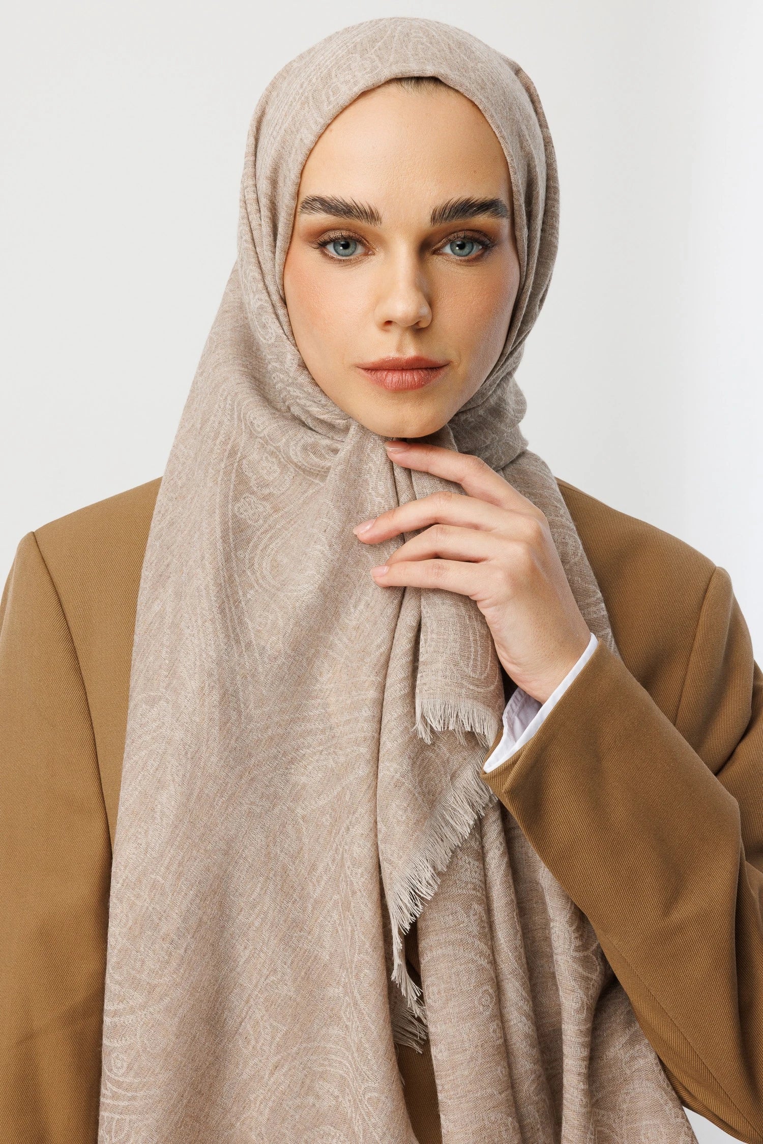 Rumi Desen Yün Kaşmir Şal