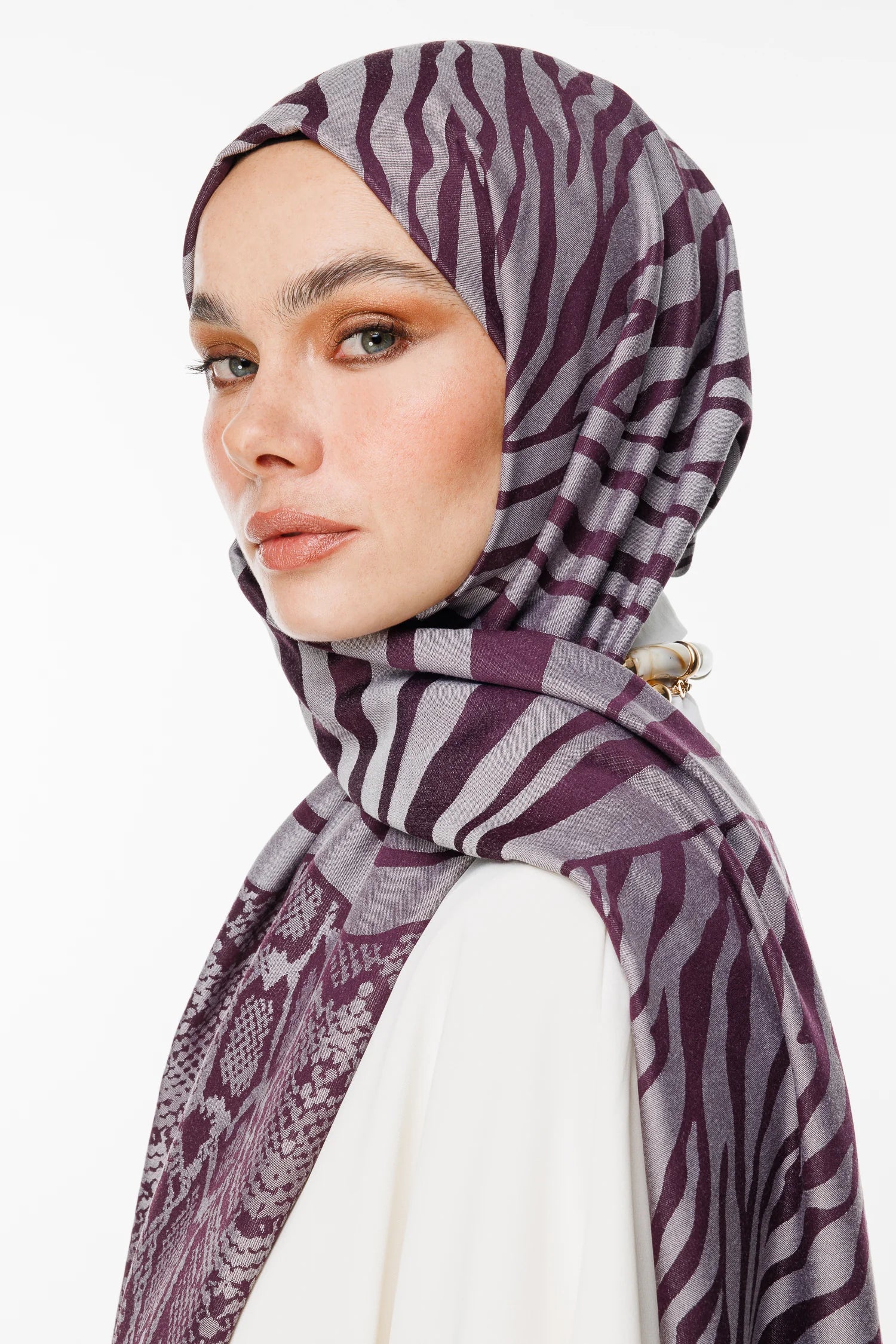 Riad Desen Çift Taraflı Şal