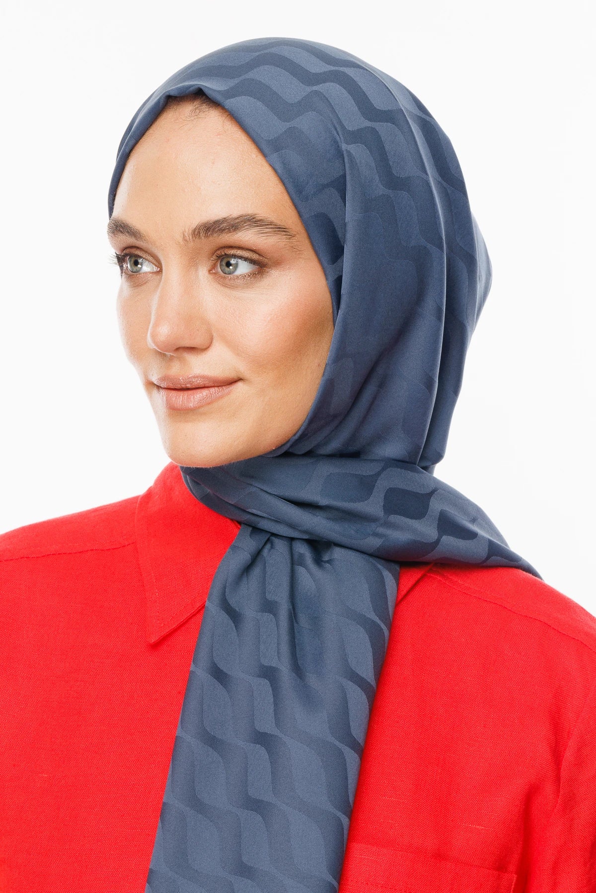 Dalga Desen İpeksi Jakar Şal