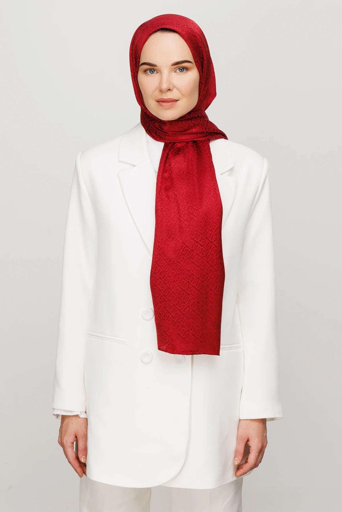 Forever Desen Parlak Jakar Şal