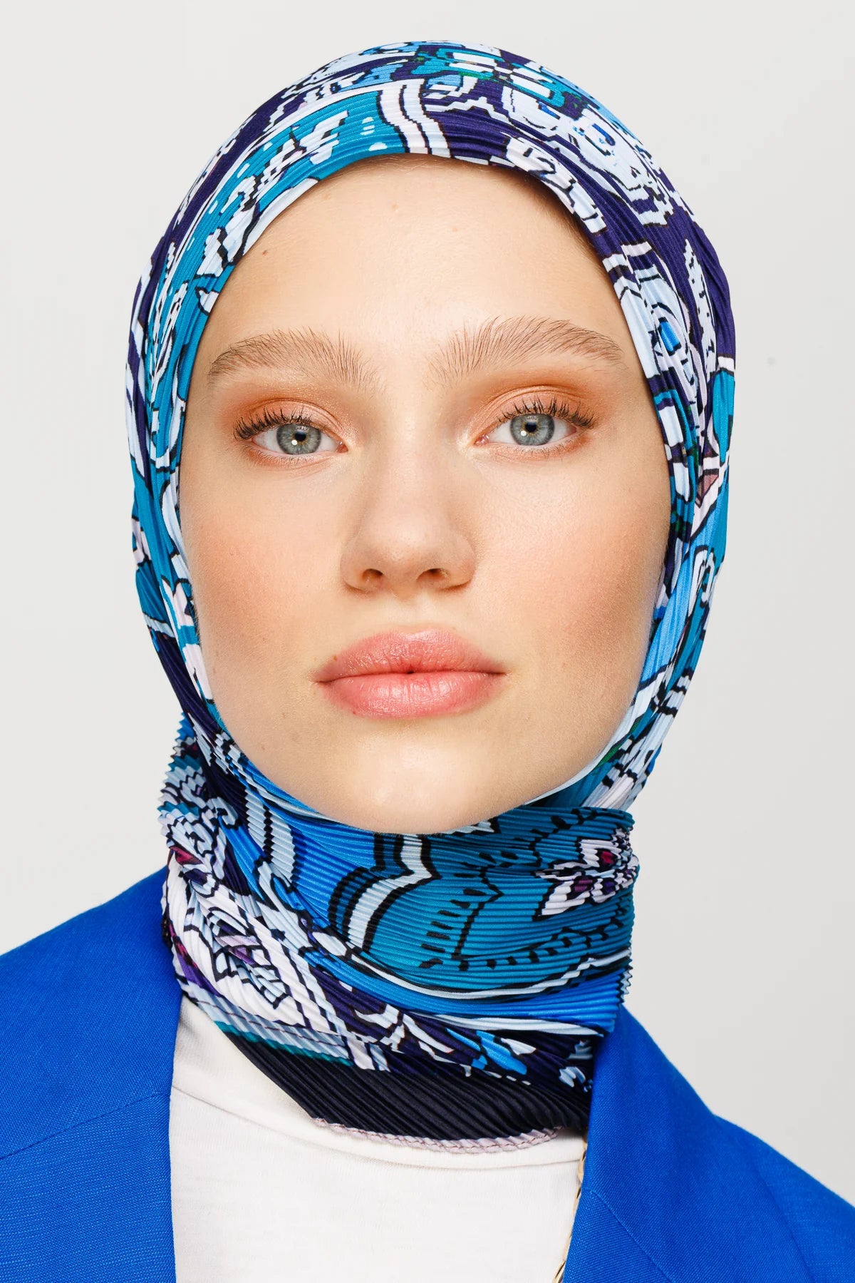 40 Yama Desen Pilise Eşarp