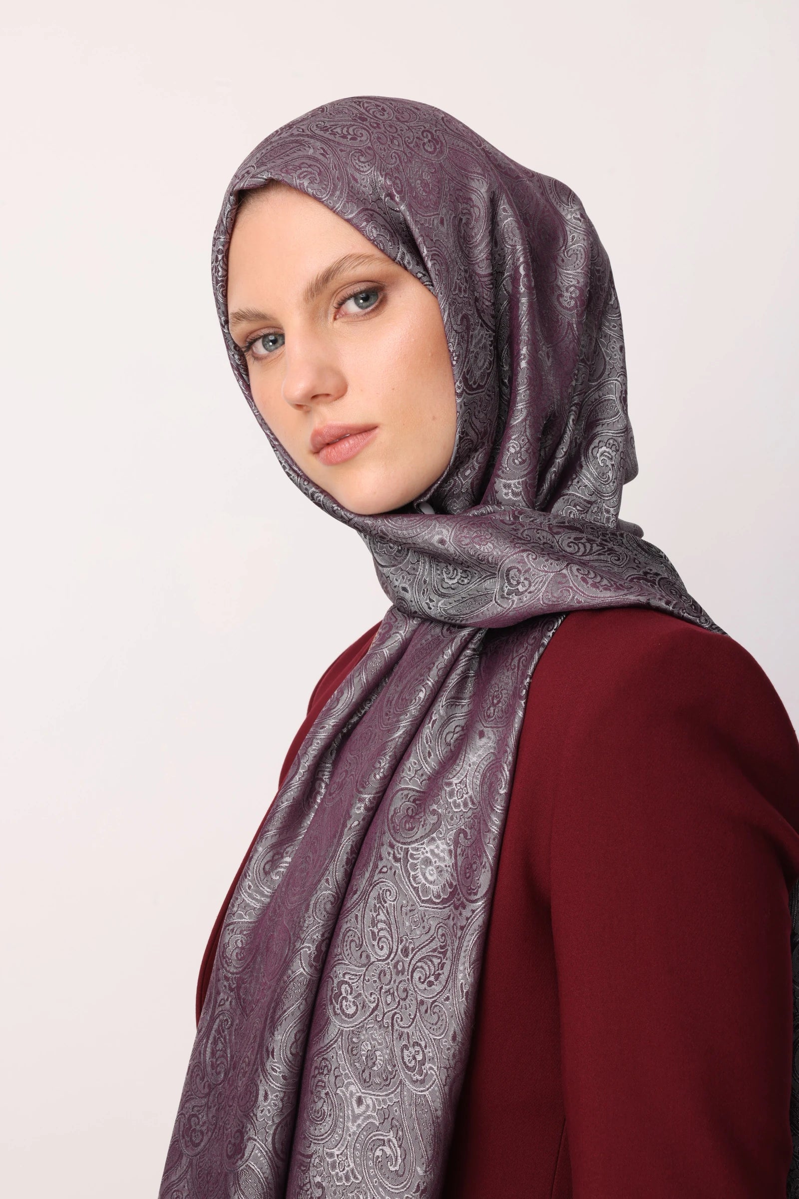 Moren Desen Shine Line Şal