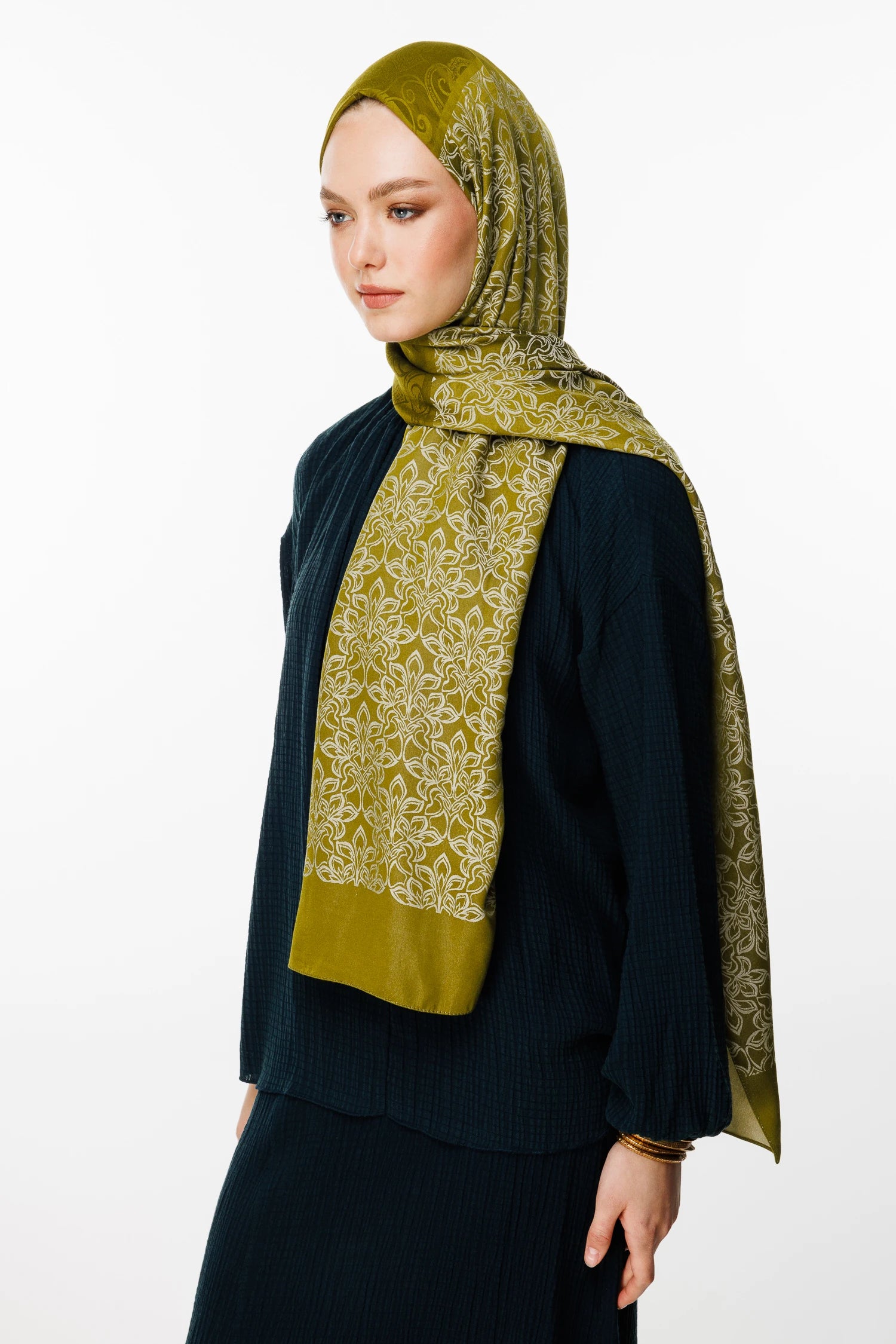 Nora Desen Çift Taraflı Şal