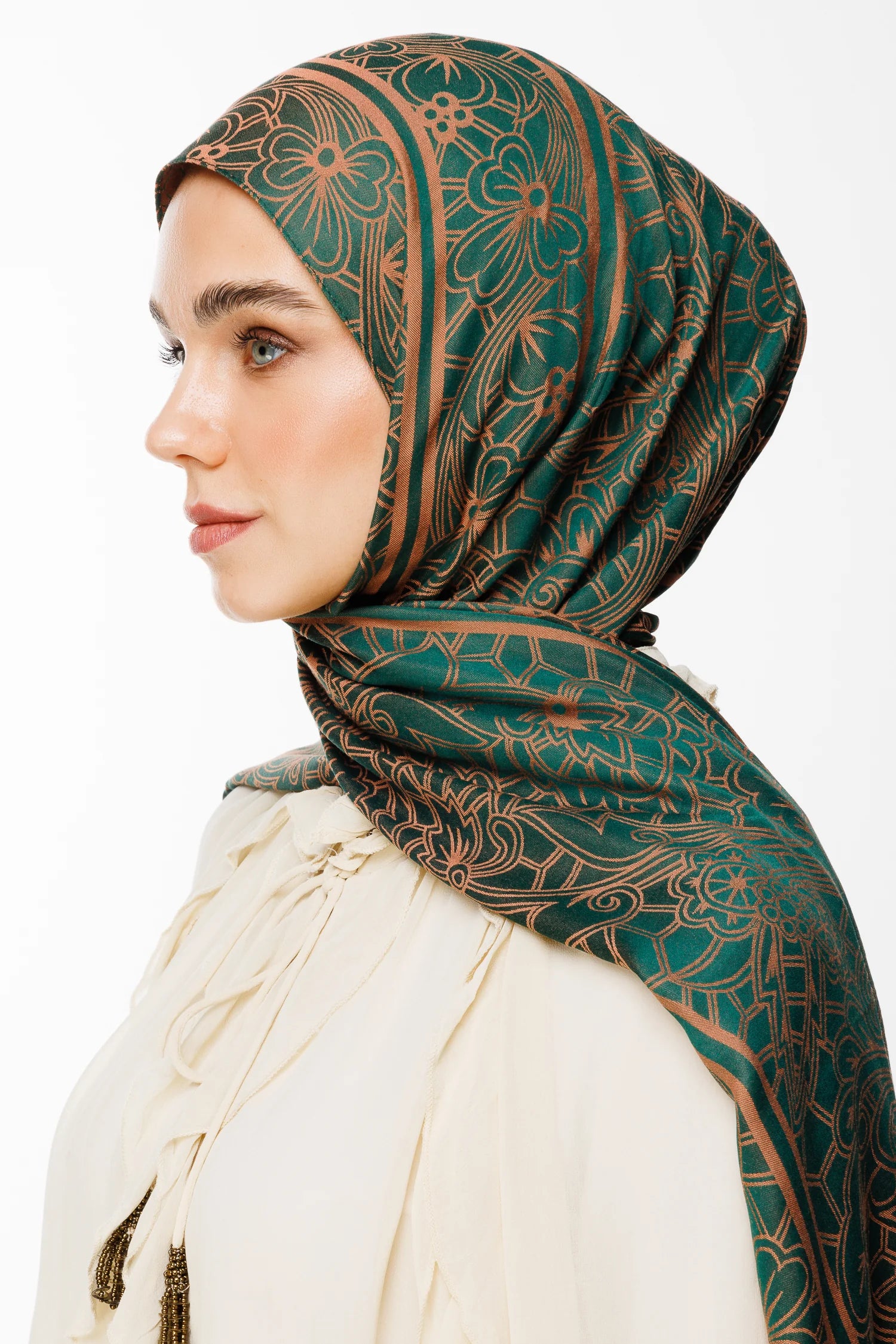 Lavin Desen Çift Taraflı Şal