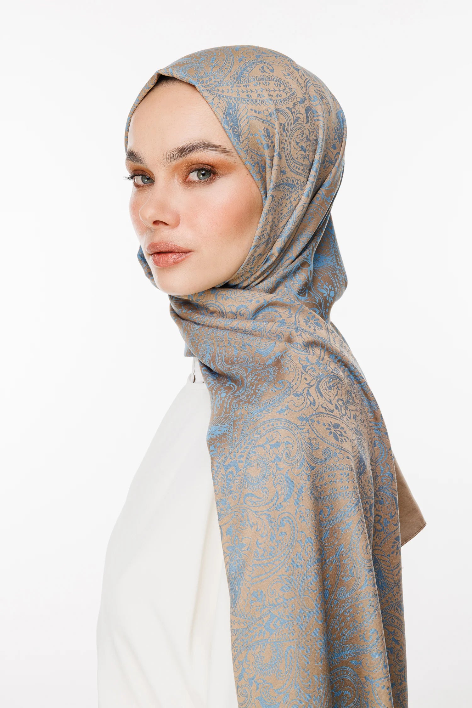 Velora Desen Çift Taraflı Şal