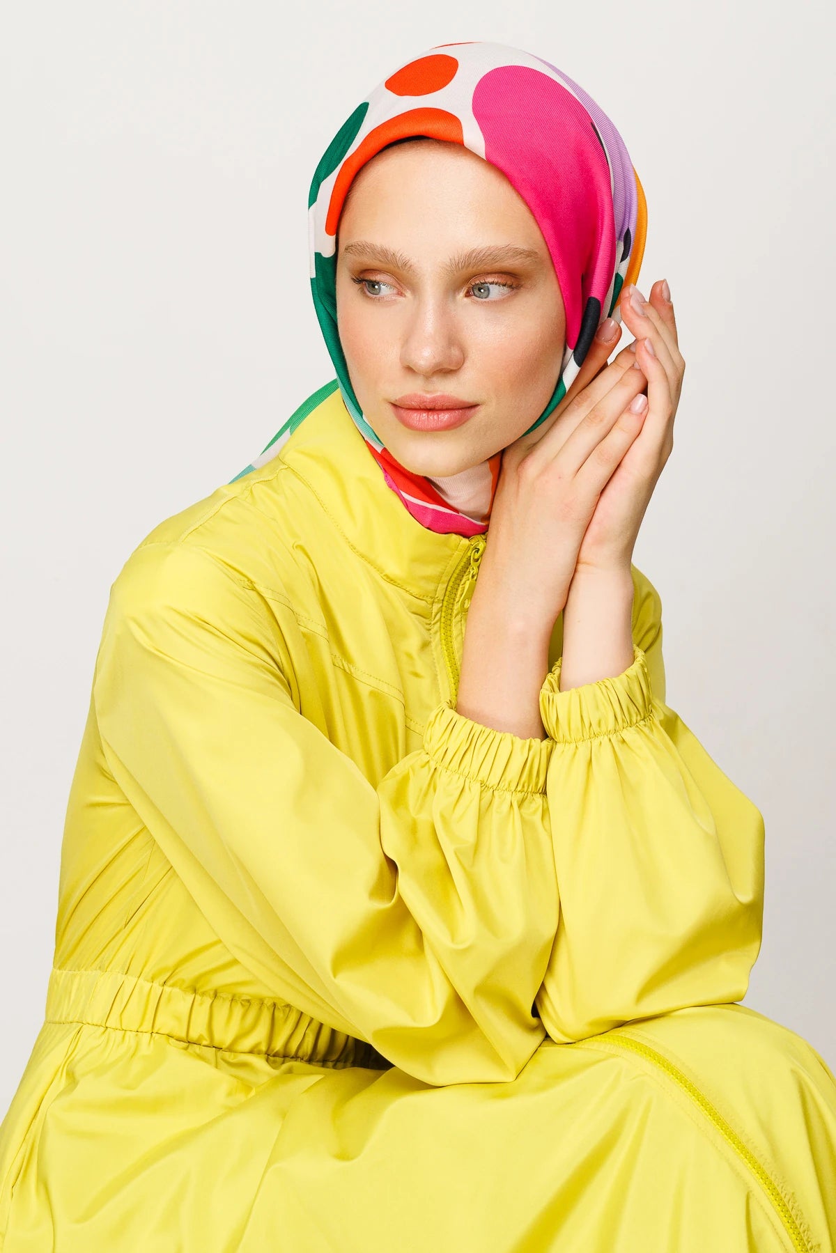 Bloom Desen Dijital Soft Eşarp