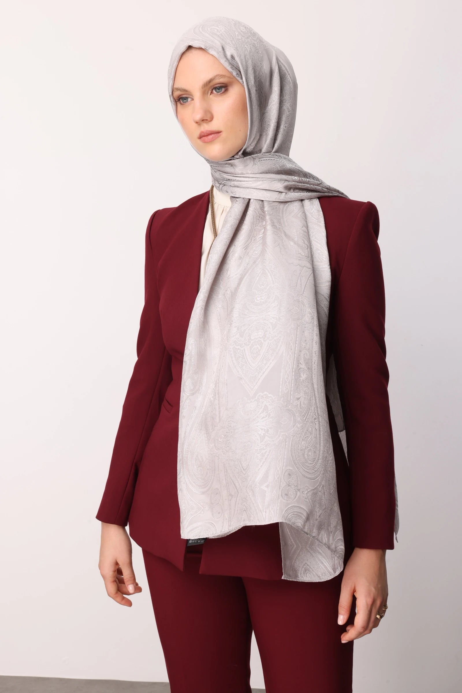 Moren Desen Shine Line Şal