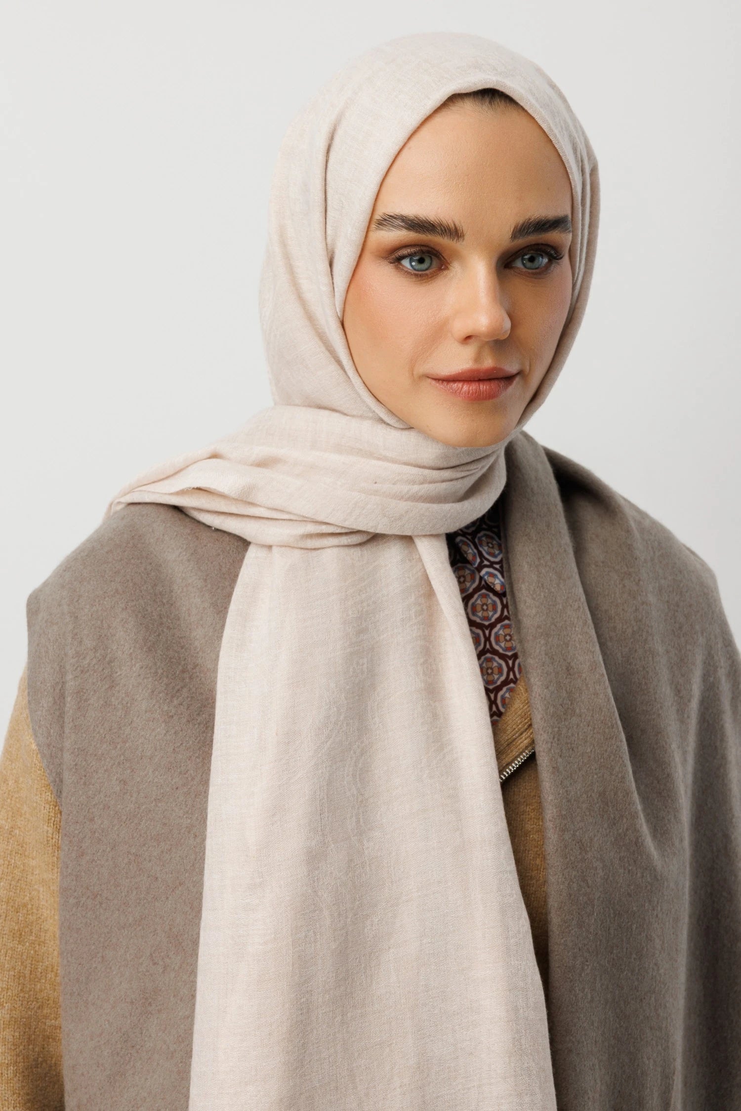 Rumi Desen Yün Kaşmir Şal