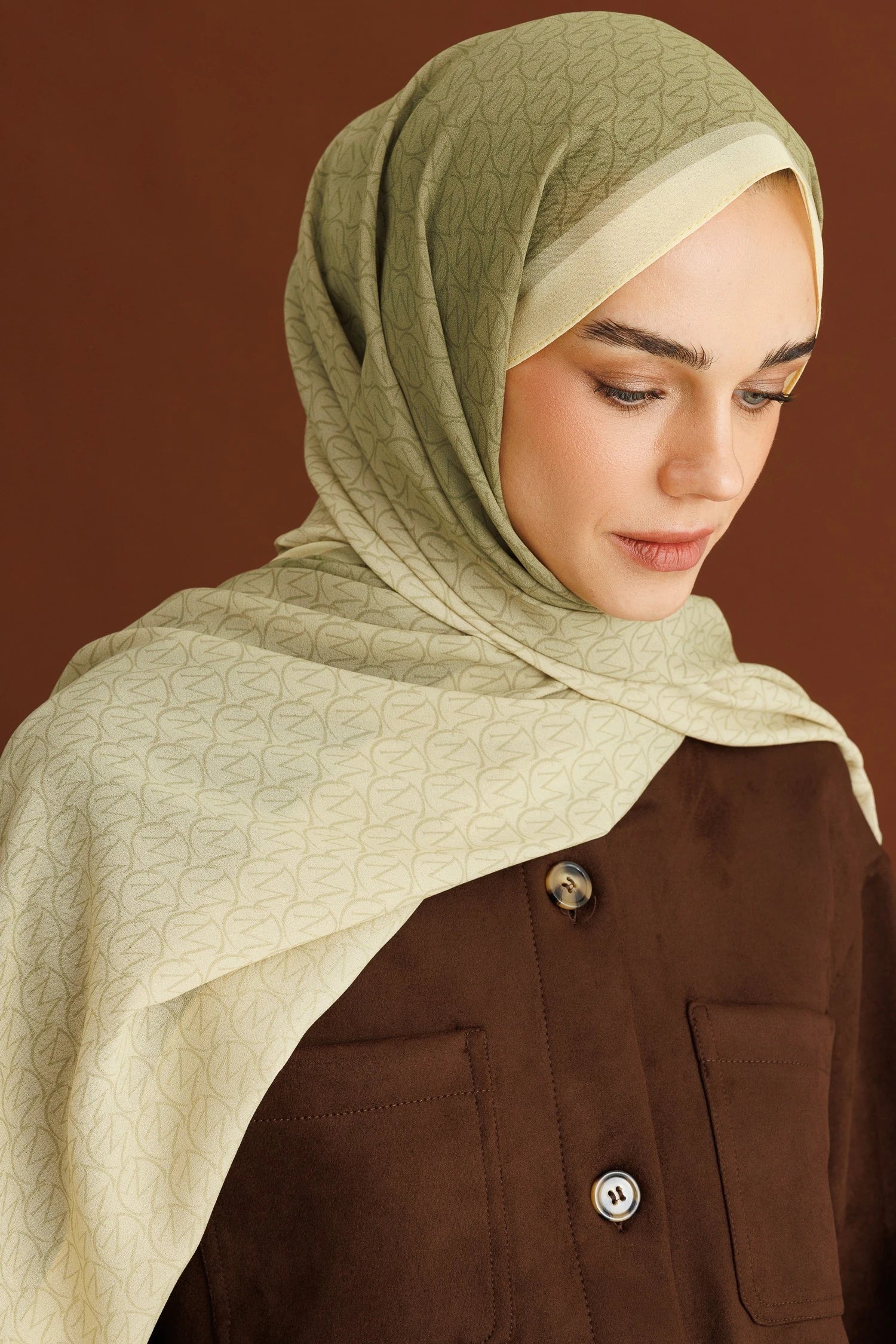 Monogram Hebei İpek Şal