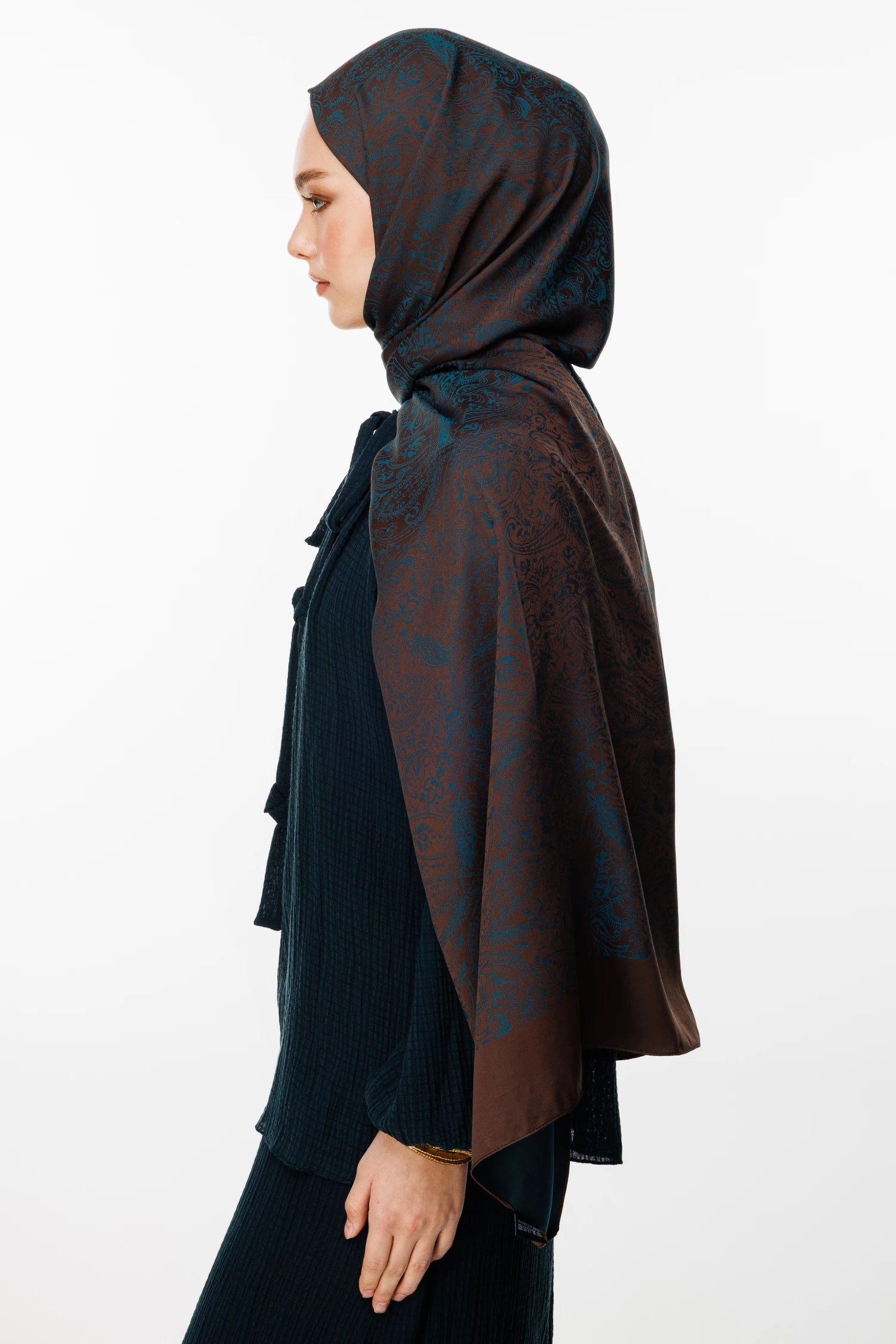 Velora Desen Çift Taraflı Şal