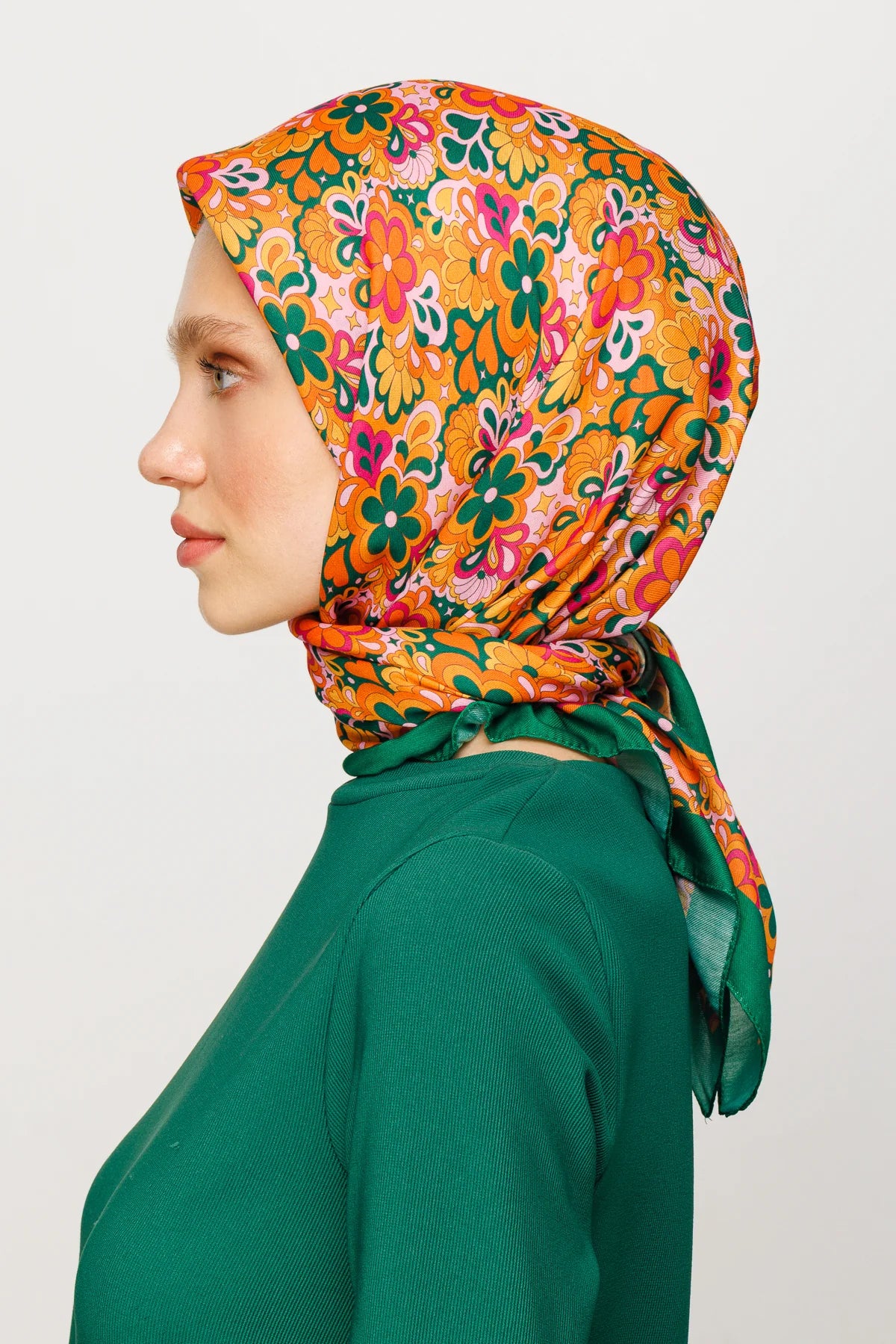 Daisy Desen Dijital Soft Eşarp