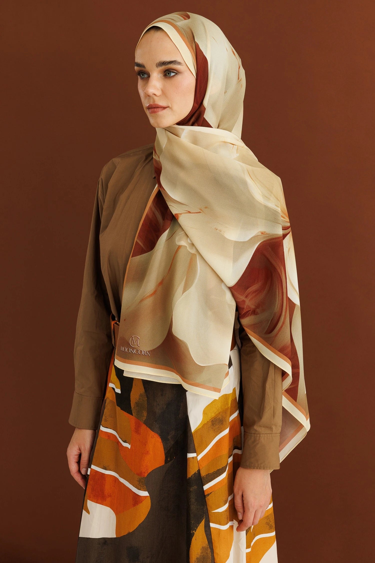 Pure Desen Hebei İpek Şal