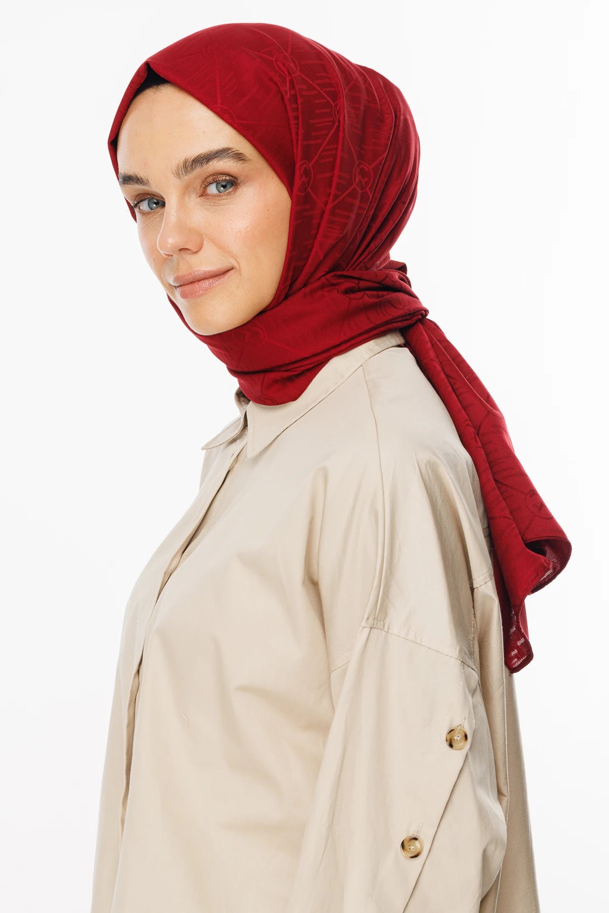 Moon Is Desen Jakar Şal