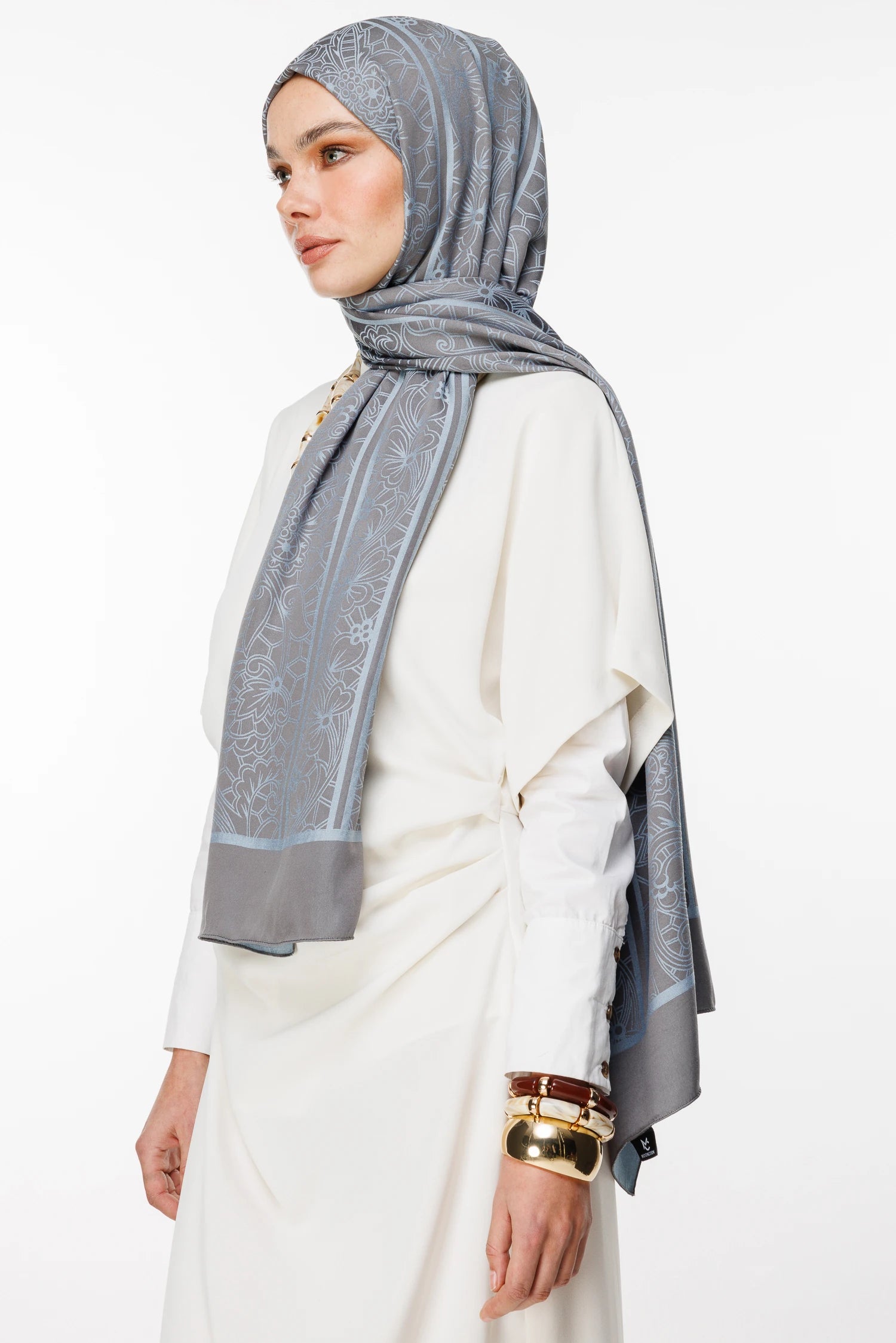 Lavin Desen Çift Taraflı Şal