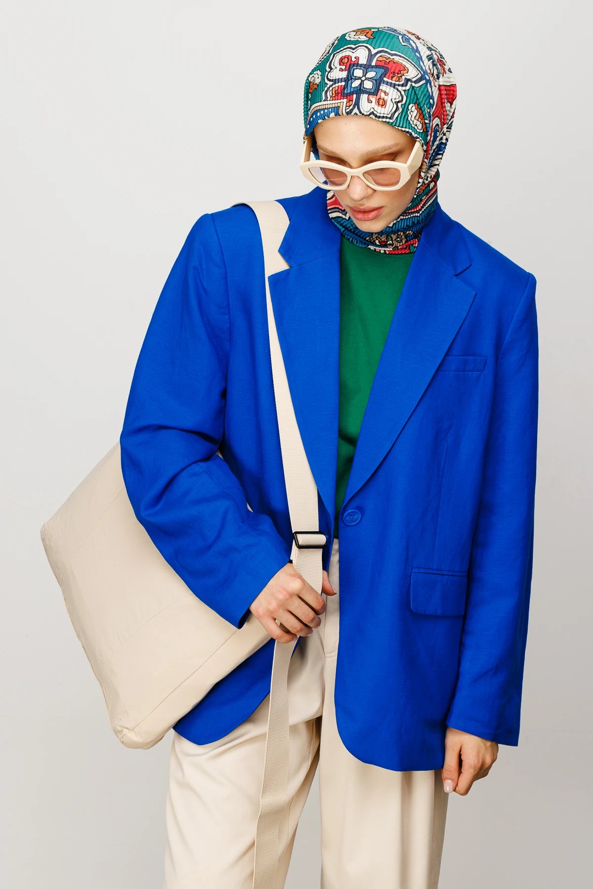 40 Yama Desen Pilise Eşarp