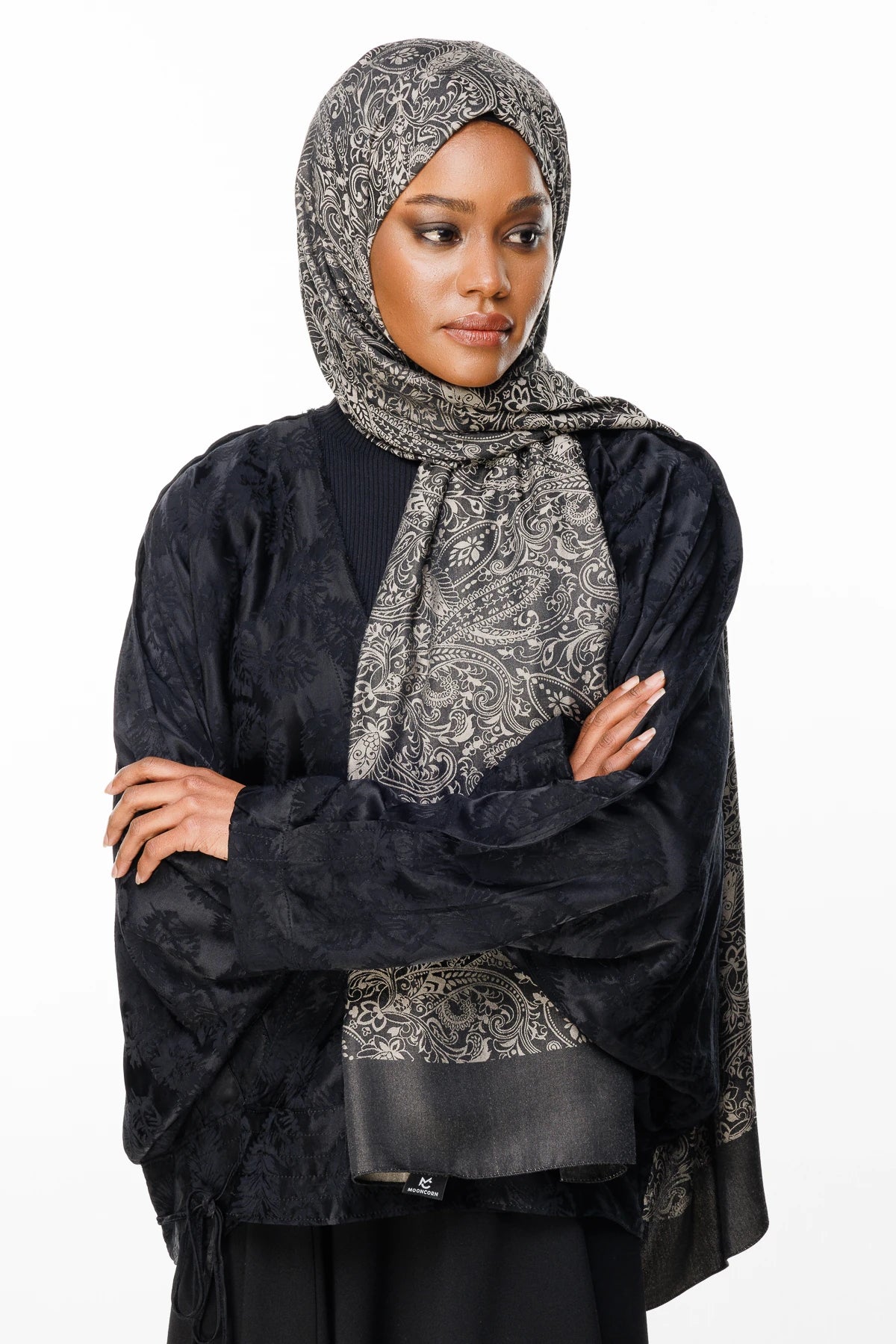 Velora Desen Çift Taraflı Şal