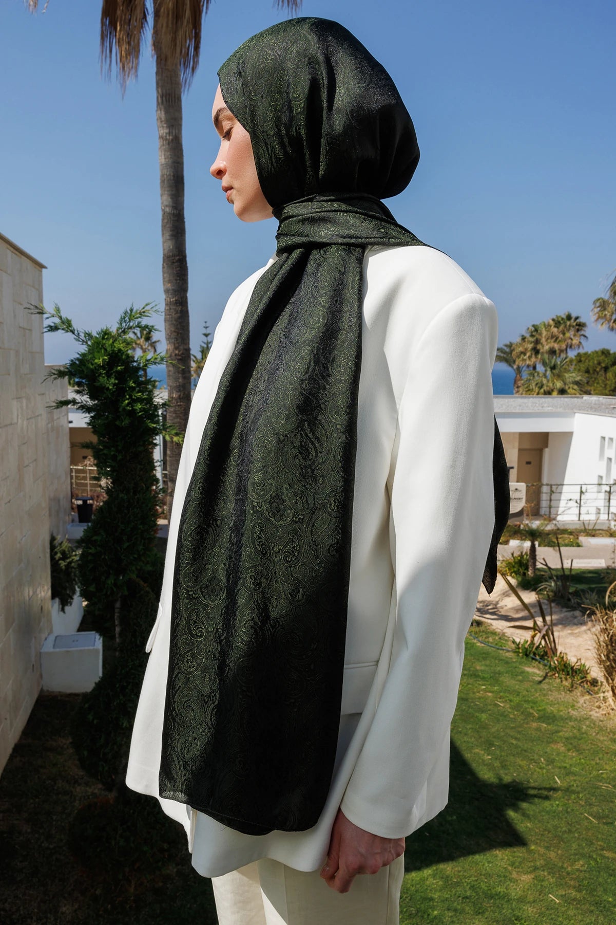 Moren Desen Shine Line Şal