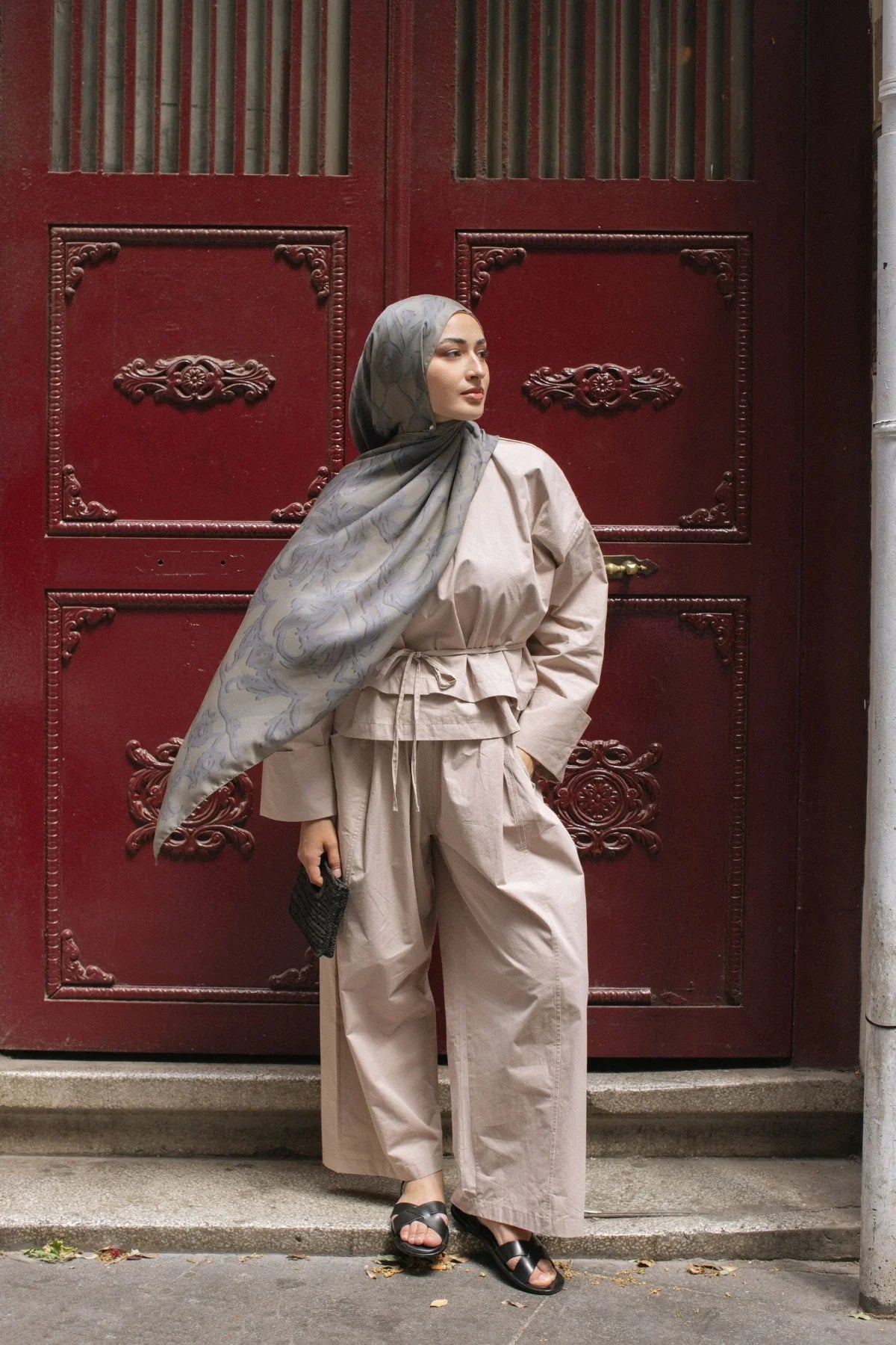 Yaren Desen Sakura İpek Şal