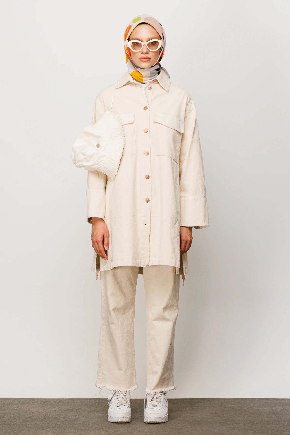 Bloom Desen Dijital Soft Eşarp