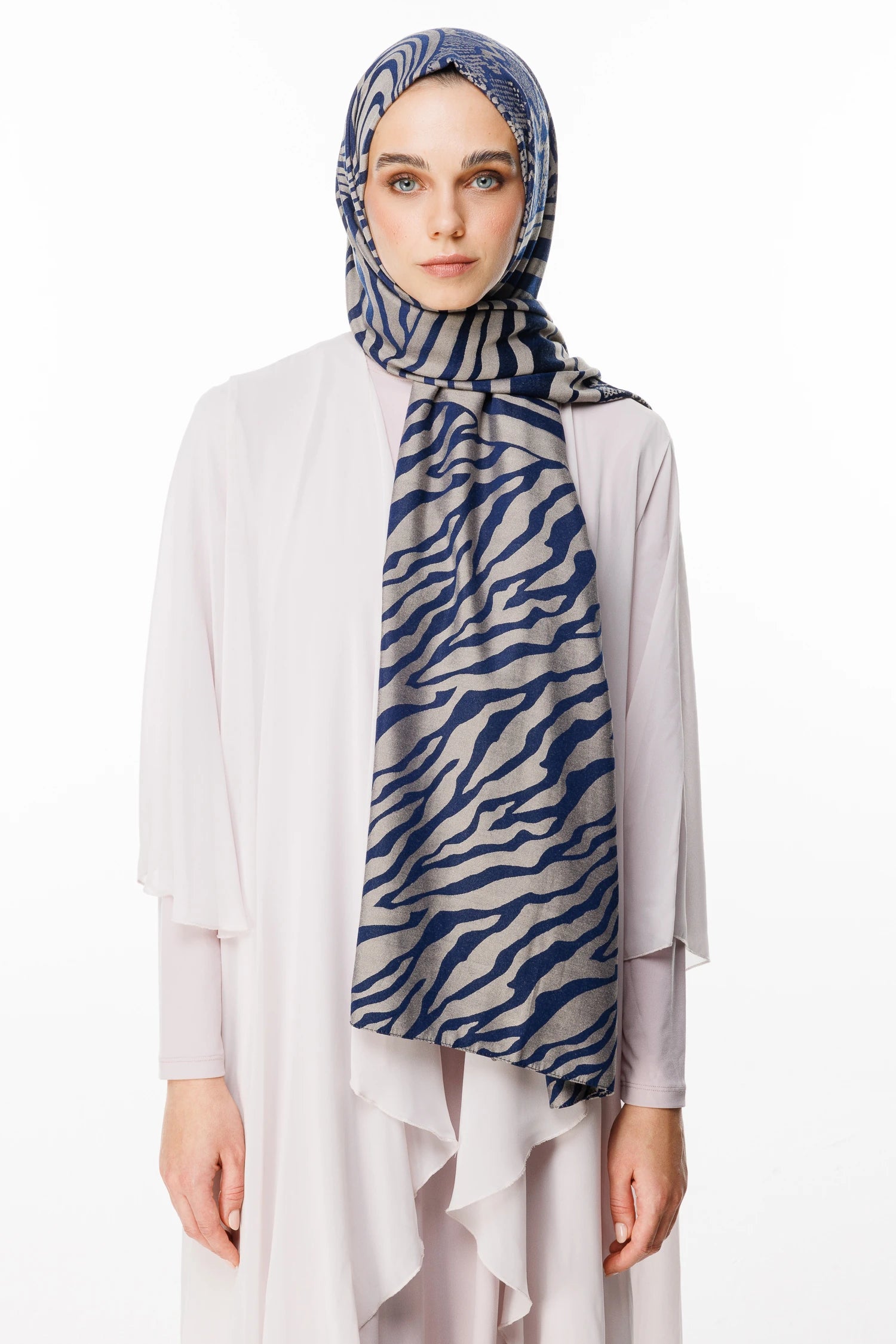 Riad Desen Çift Taraflı Şal