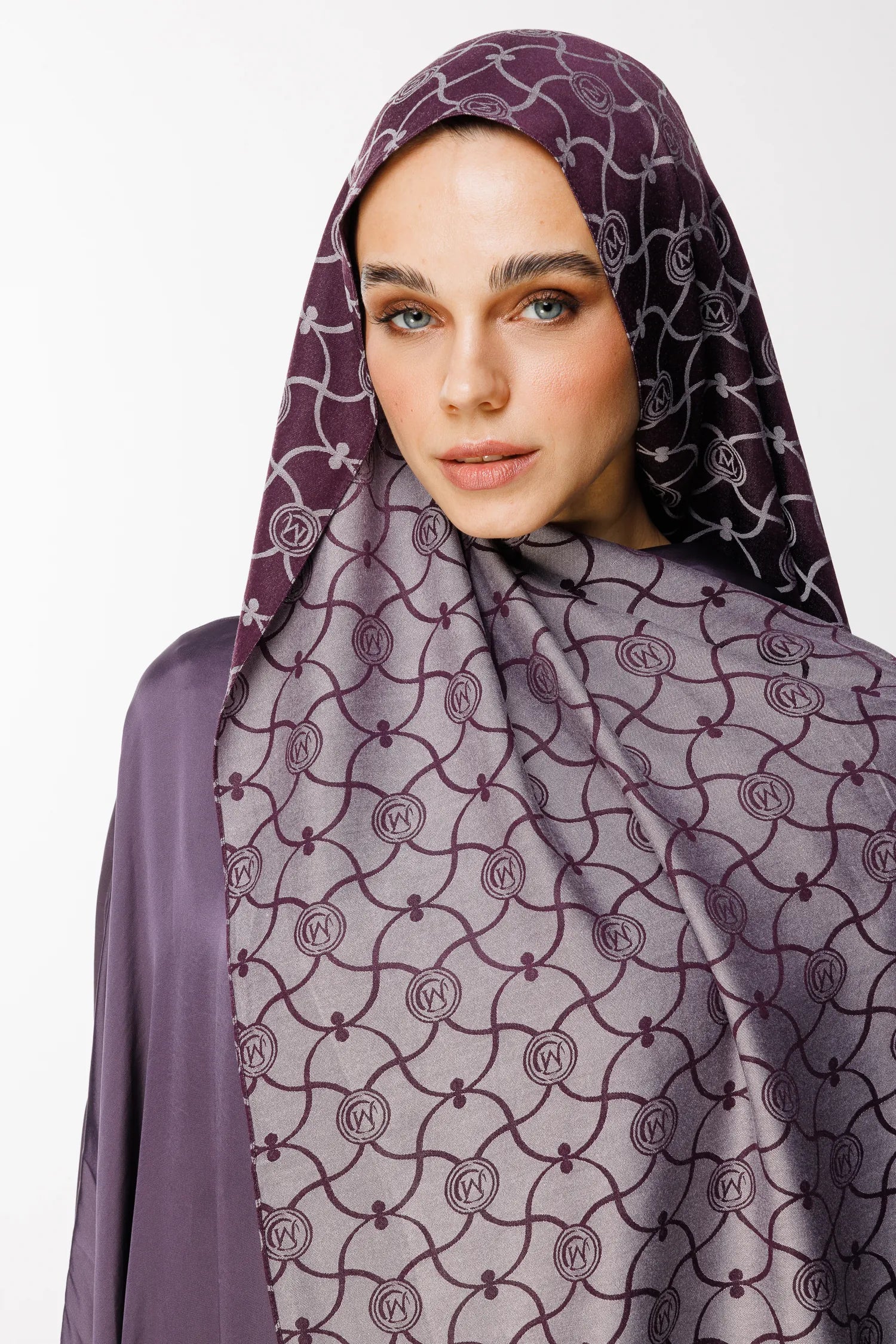 Marrakech Desen Çift Taraflı Şal