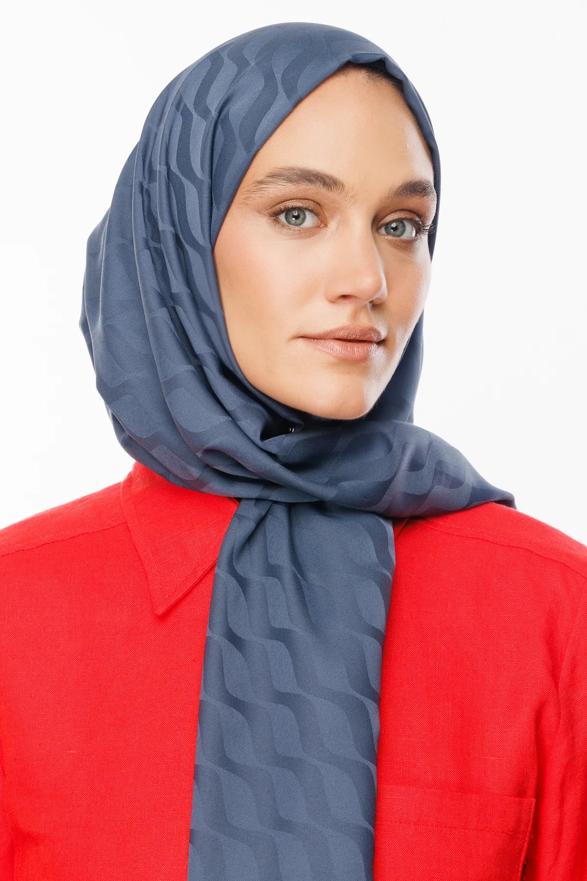 Dalga Desen İpeksi Jakar Şal