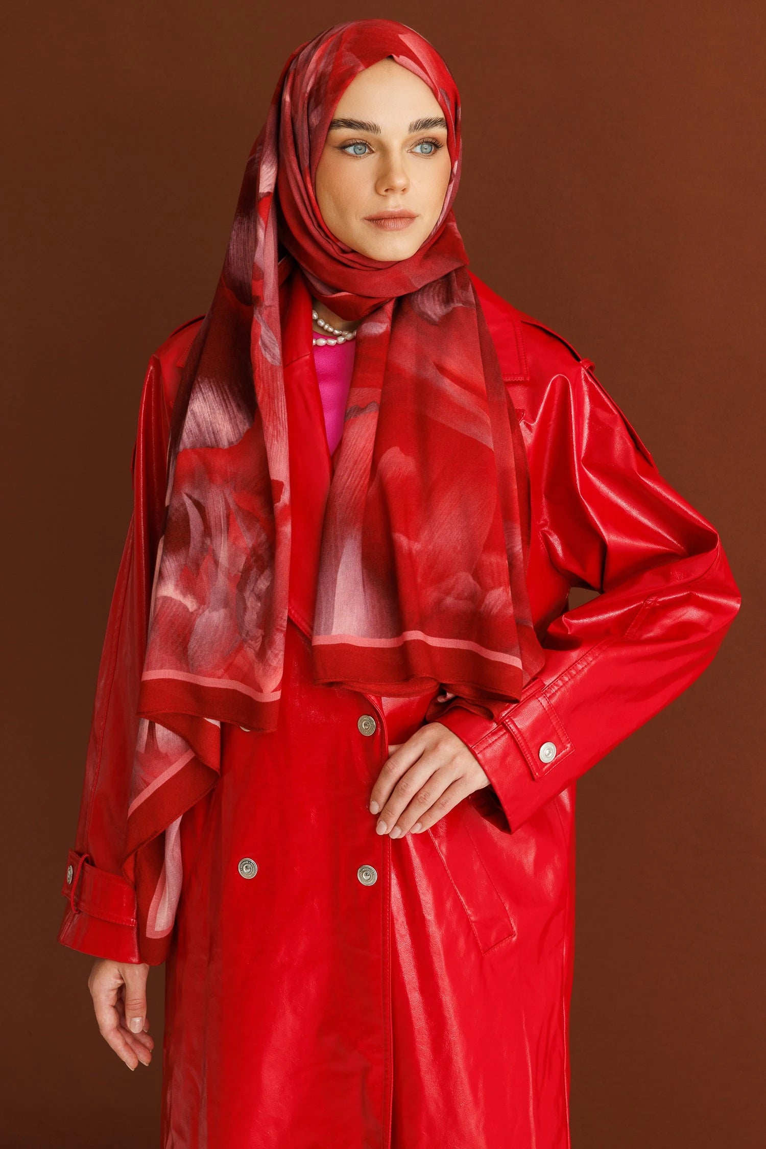 Fleur Desen Rami Şal