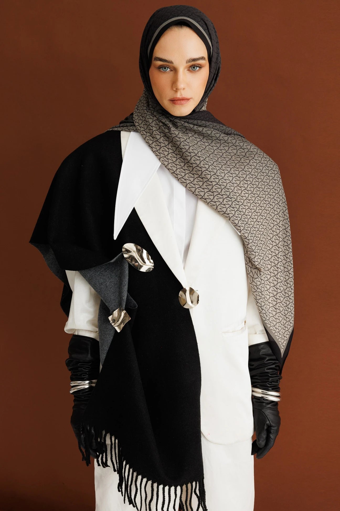 Çift Taraflı Yün Atkı