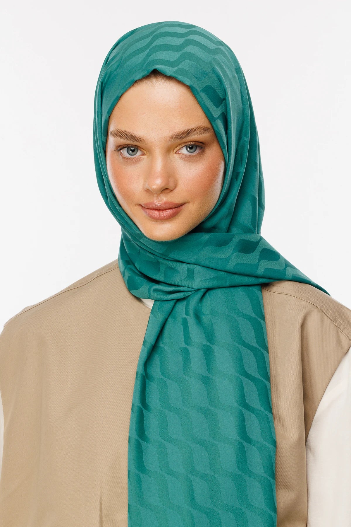 Dalga Desen İpeksi Jakar Şal