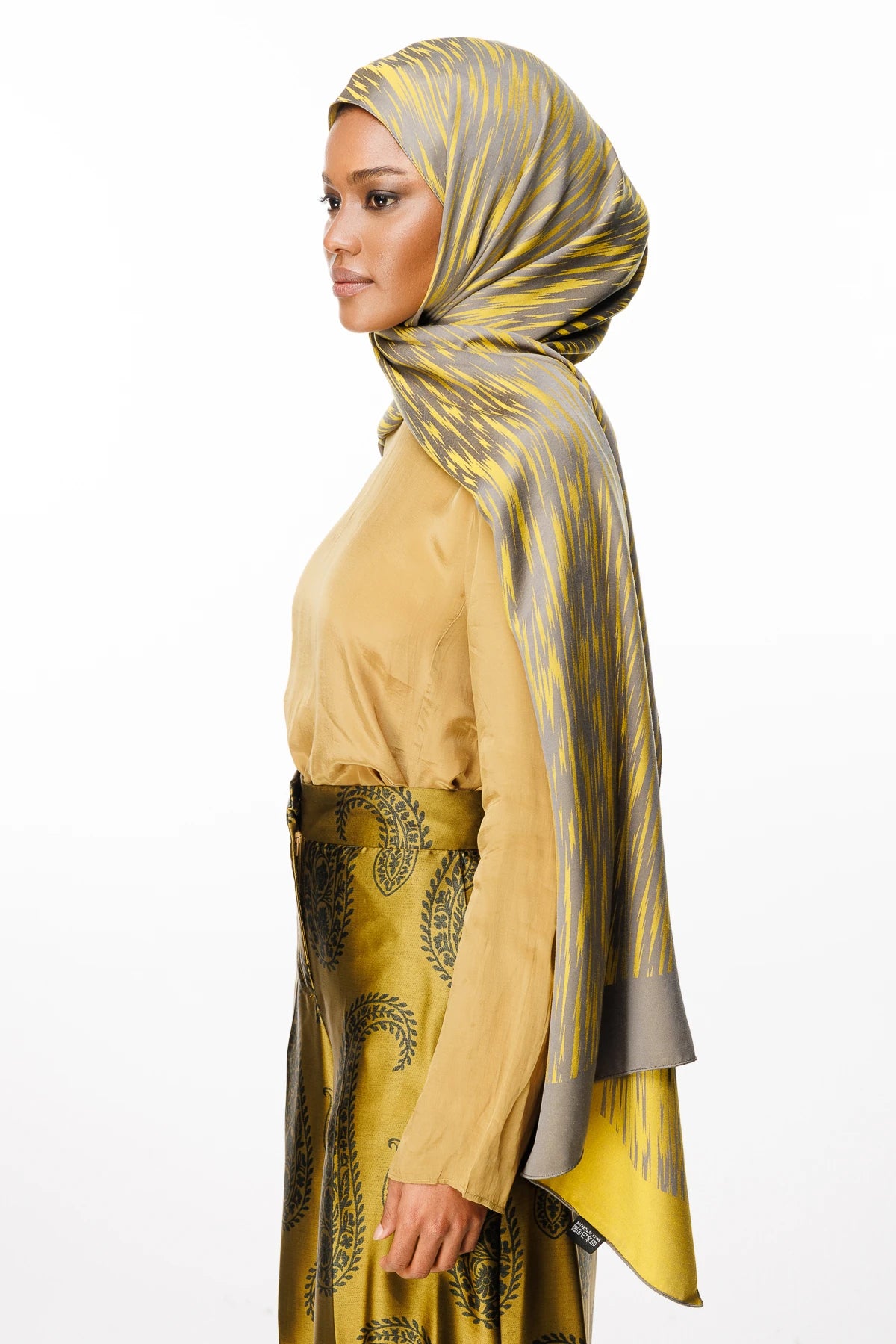 Selis Desen Çift Taraflı Şal