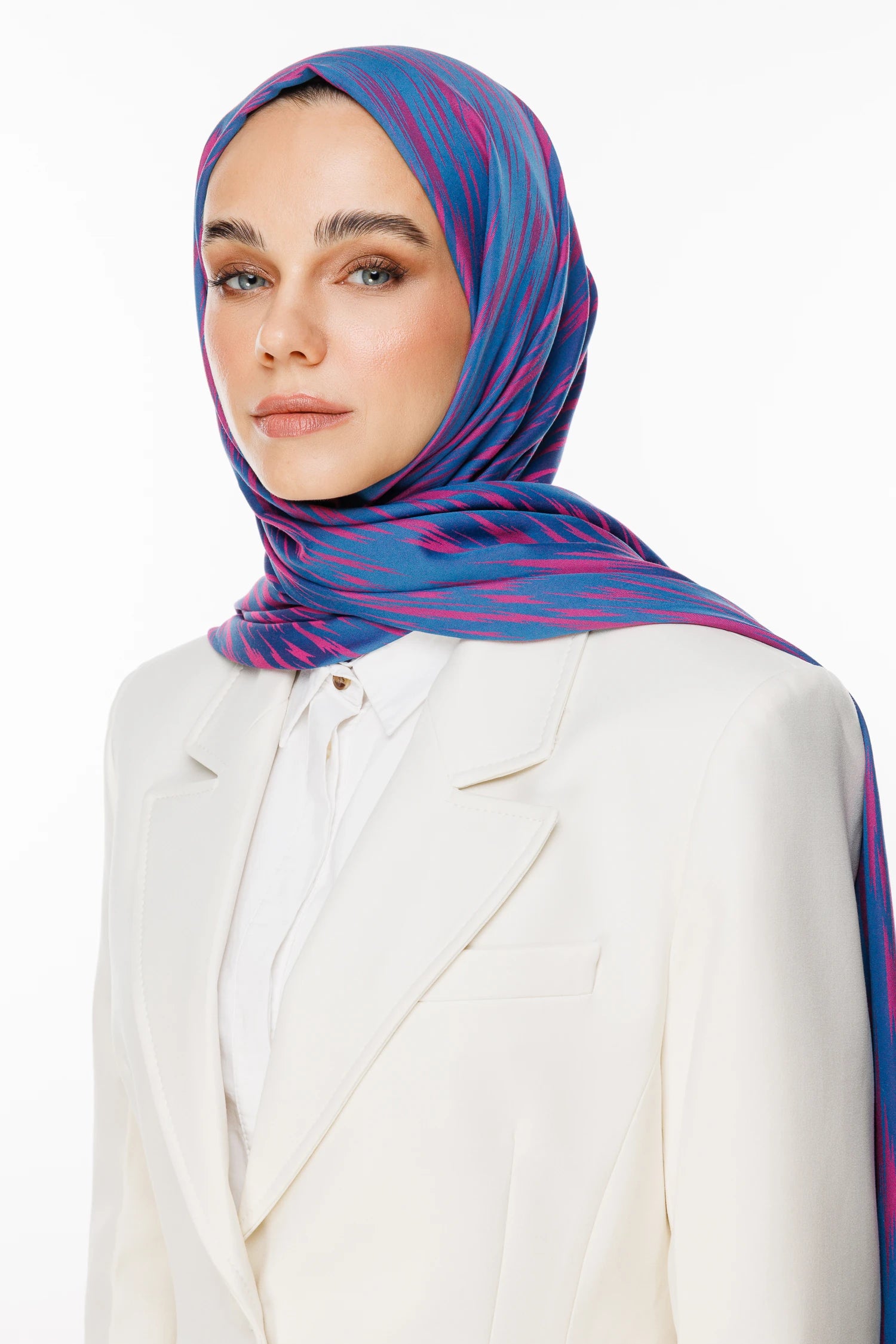 Selis Desen Çift Taraflı Şal