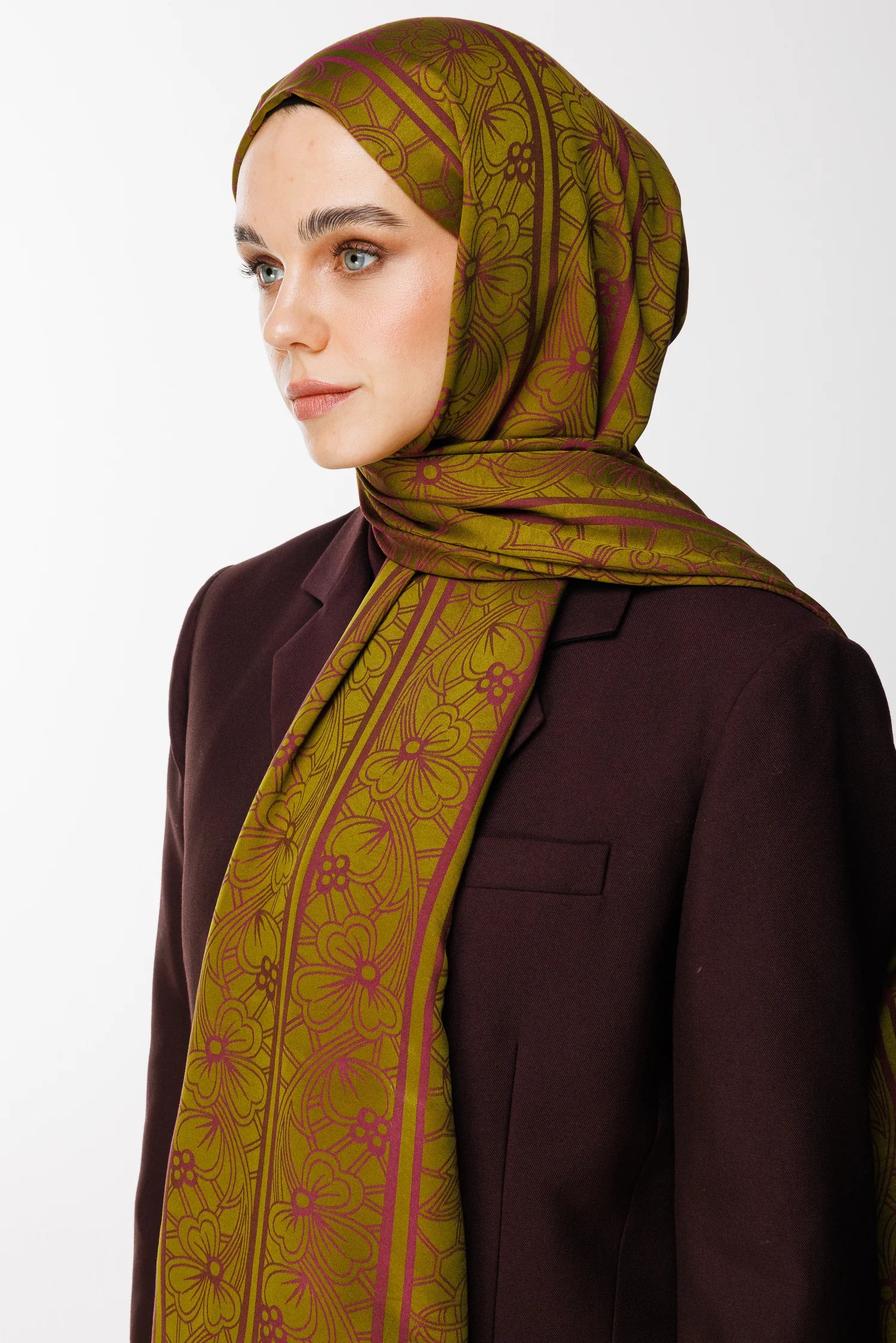 Lavin Desen Çift Taraflı Şal