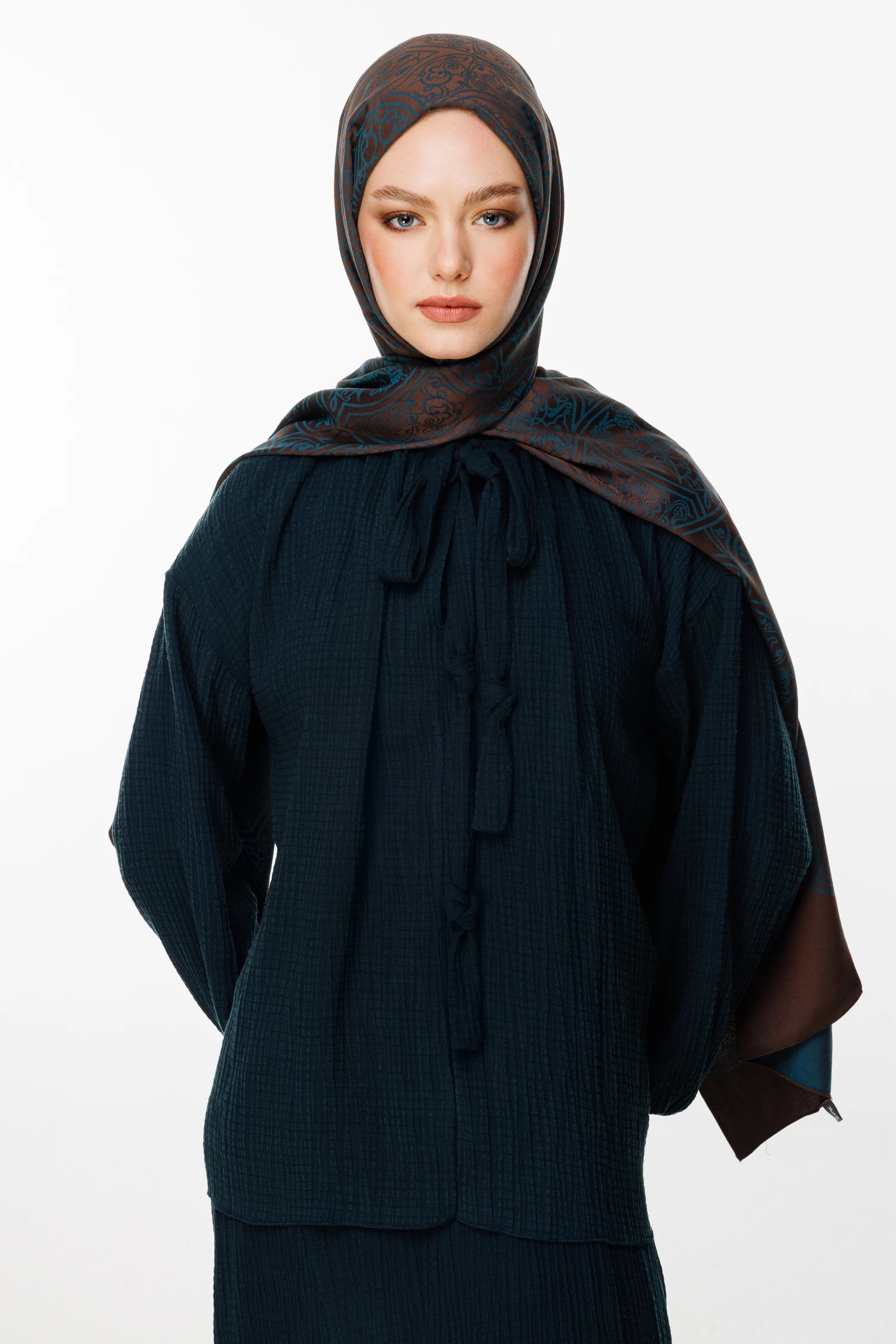 Morocco Desen Çift Taraflı Şal