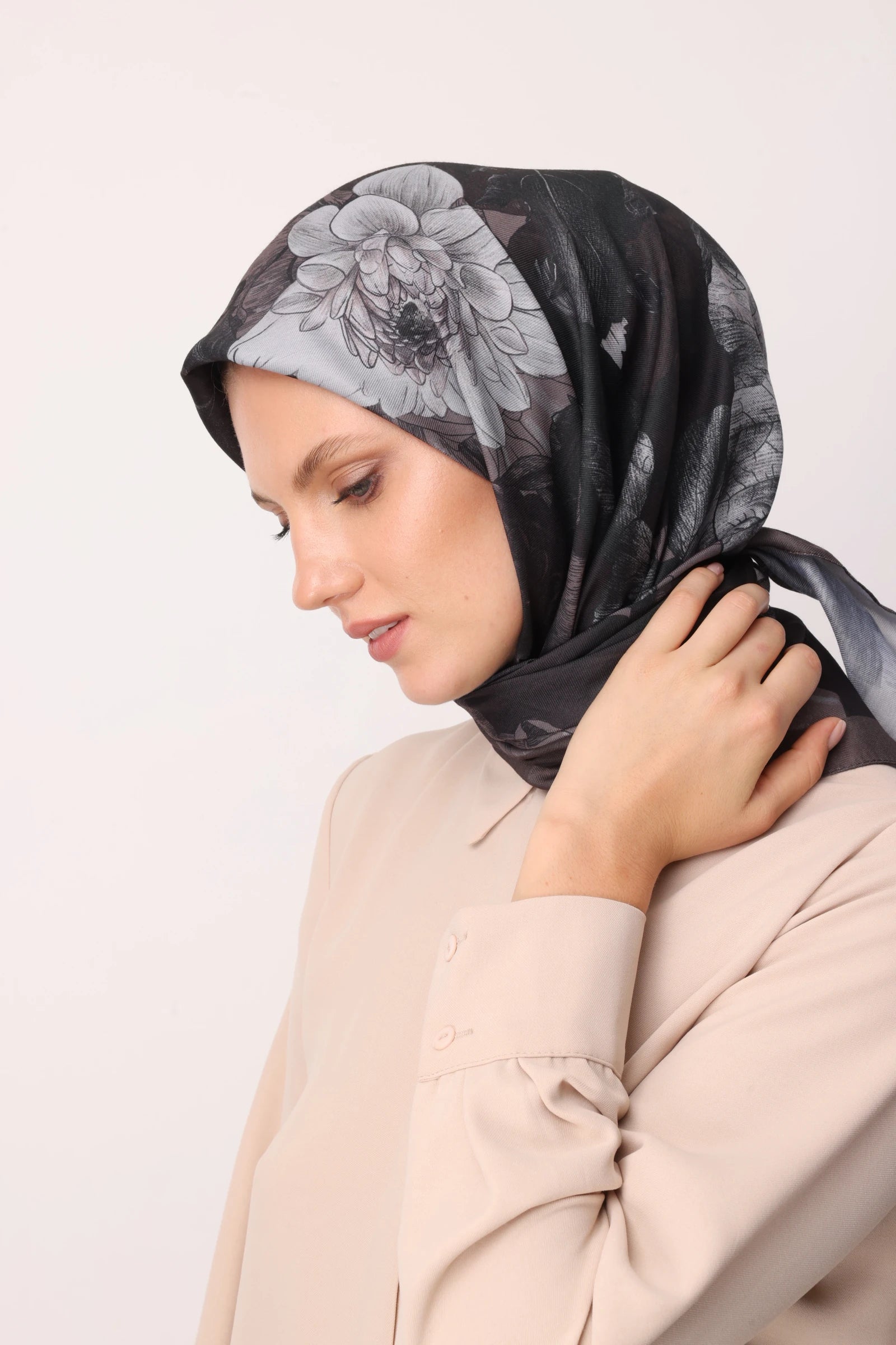 Floren Desen Pamuk Eşarp