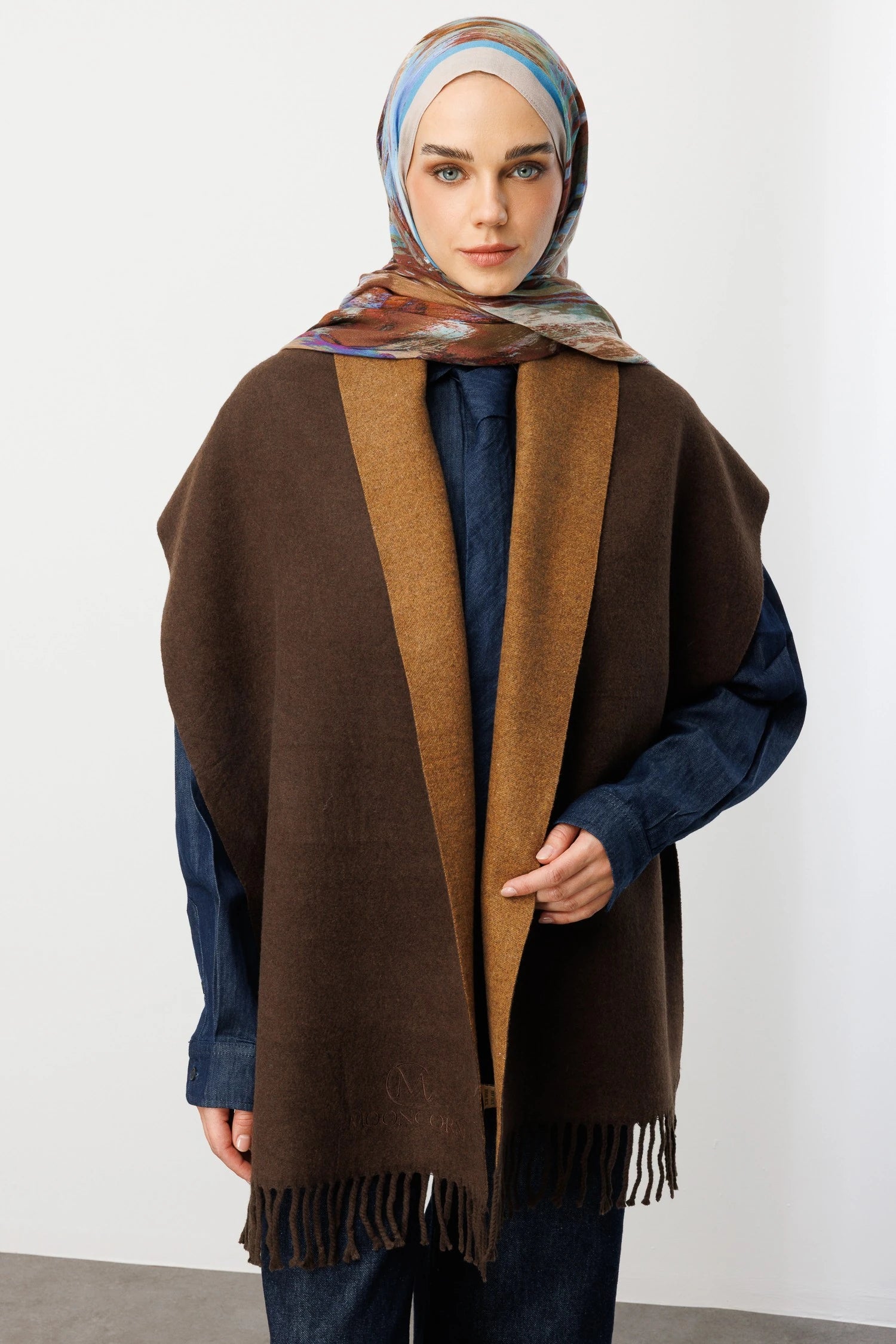 Çift Taraflı Yün Atkı