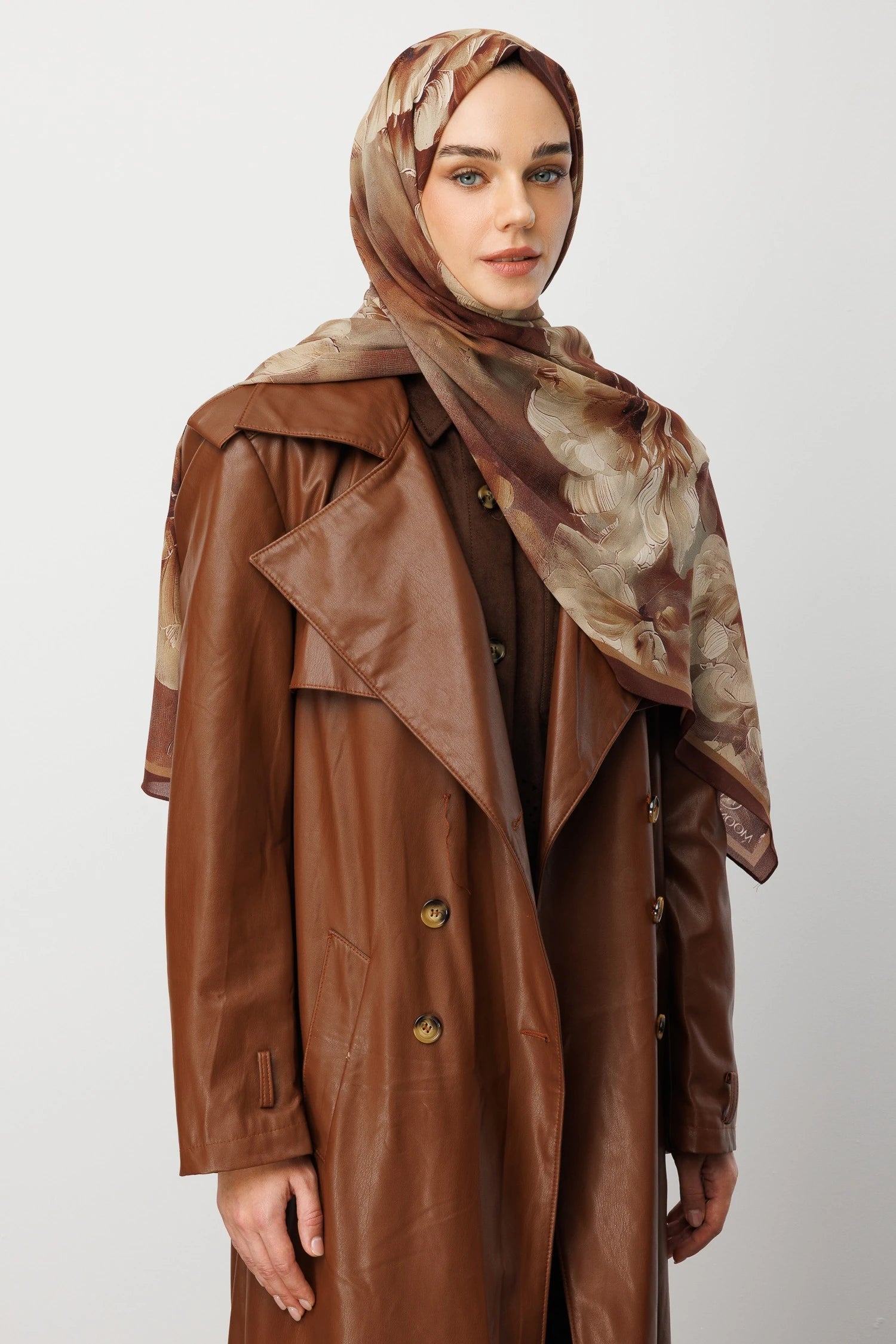 Rose Desen Hebei İpek Şal