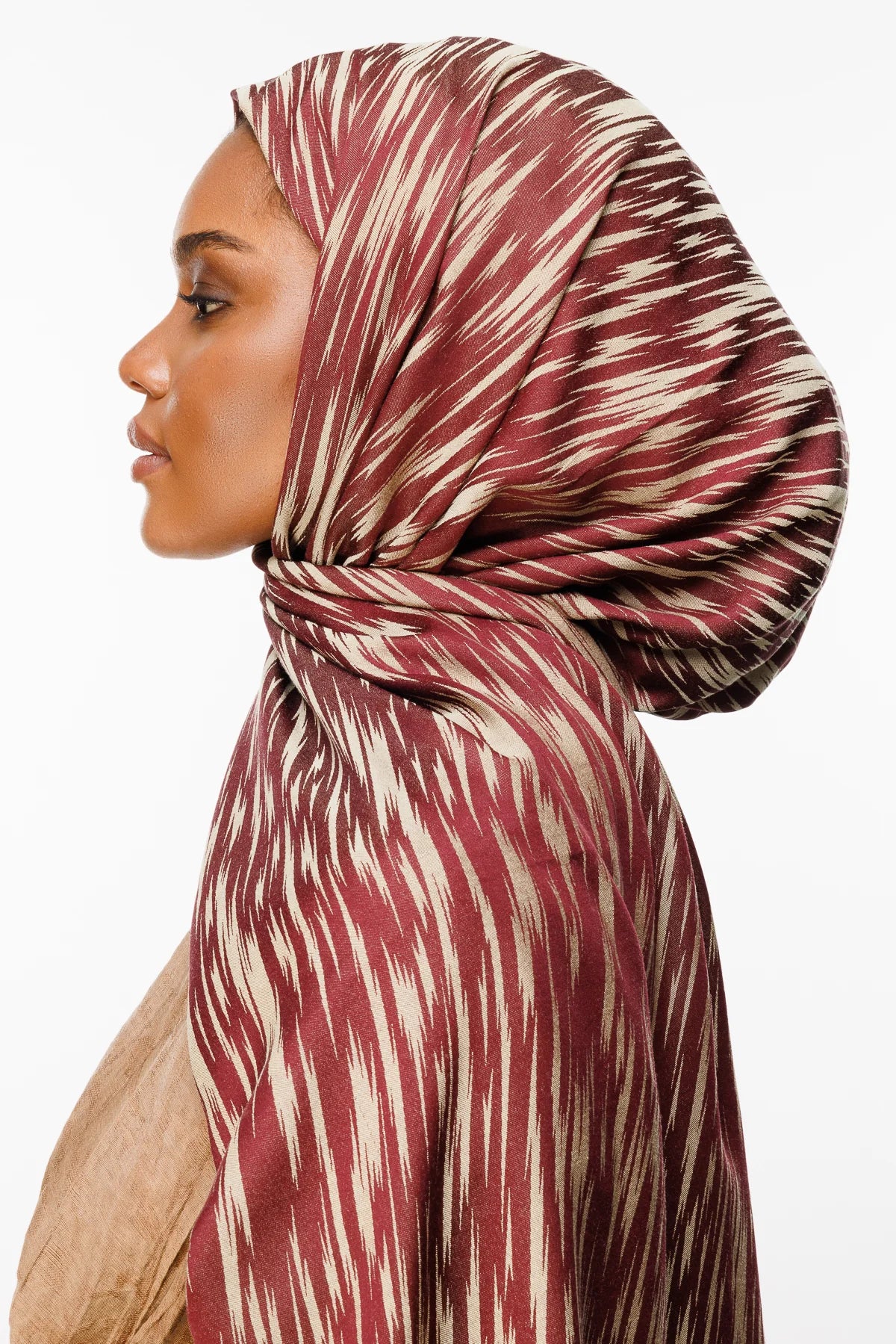 Selis Desen Çift Taraflı Şal