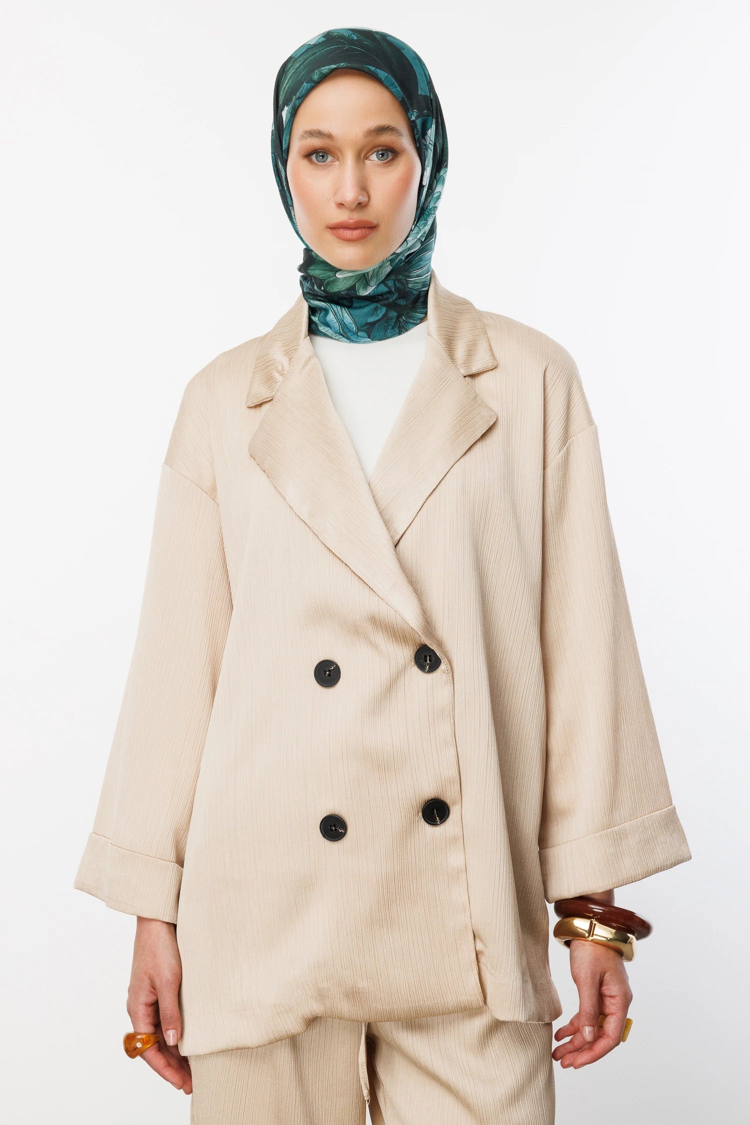 Floren Desen Pamuk Eşarp