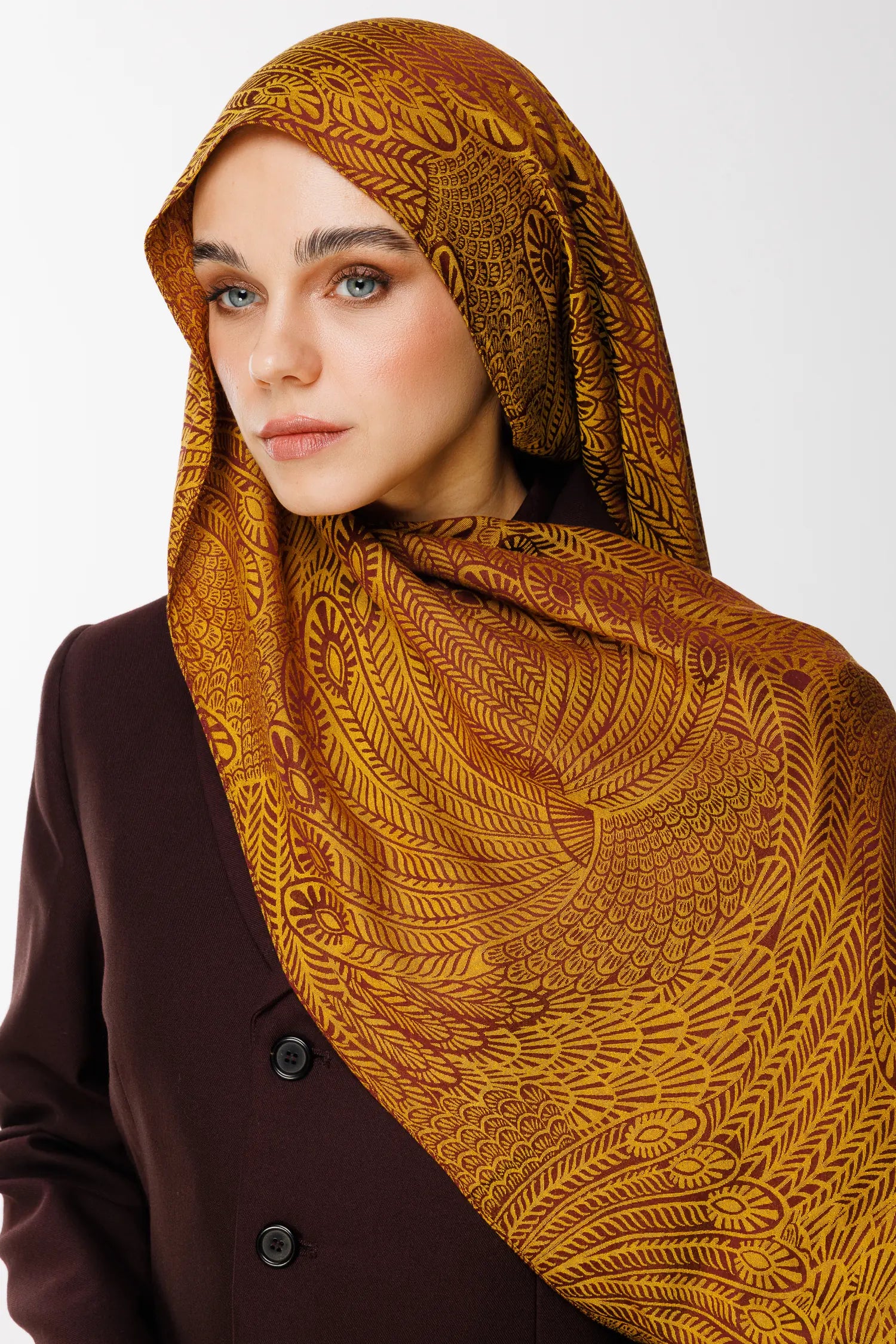 Mayra Desen Çift Taraflı Şal