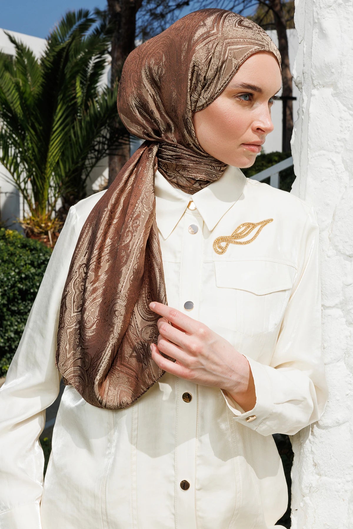 Liva Desen Shine Line Şal