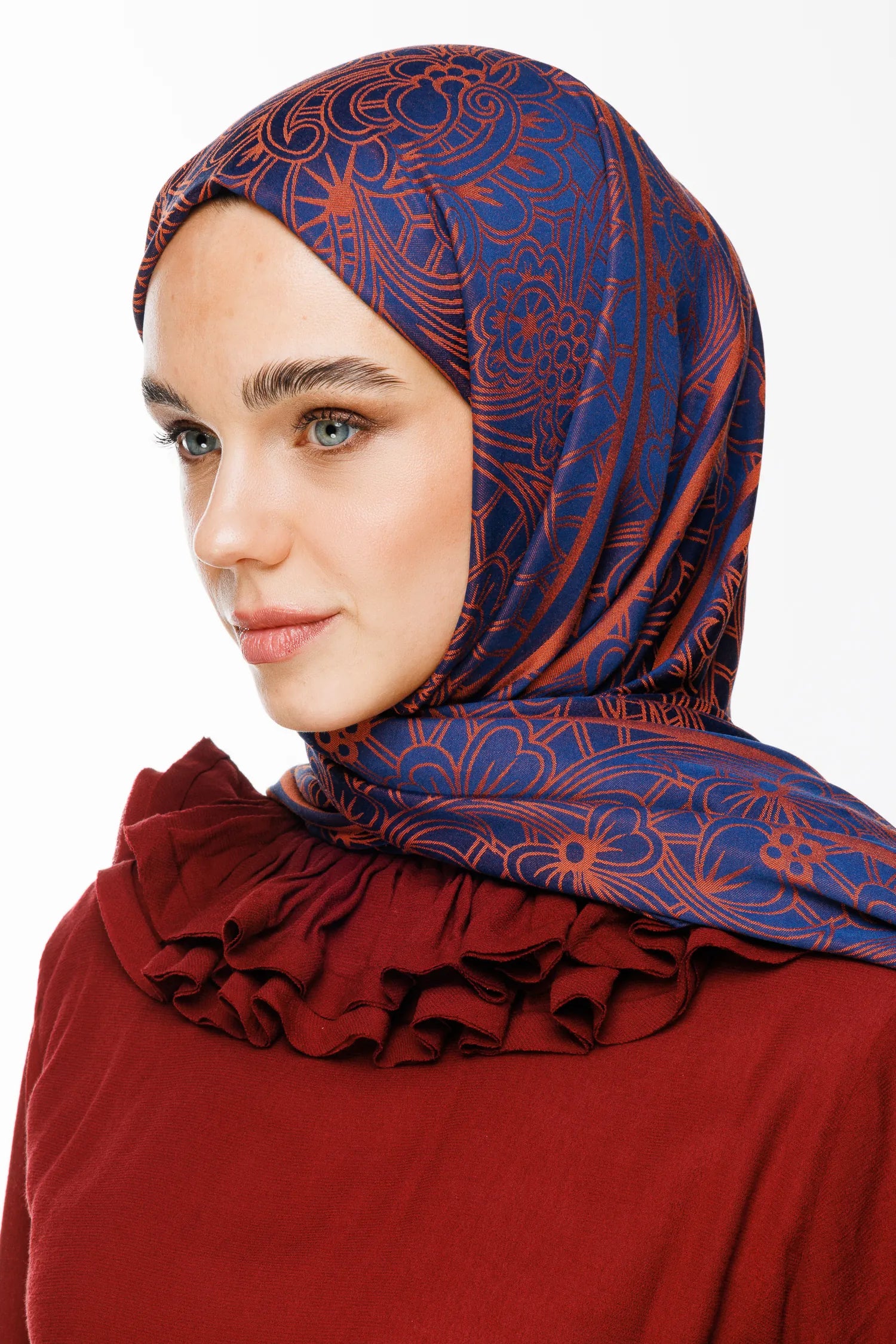 Lavin Desen Çift Taraflı Şal