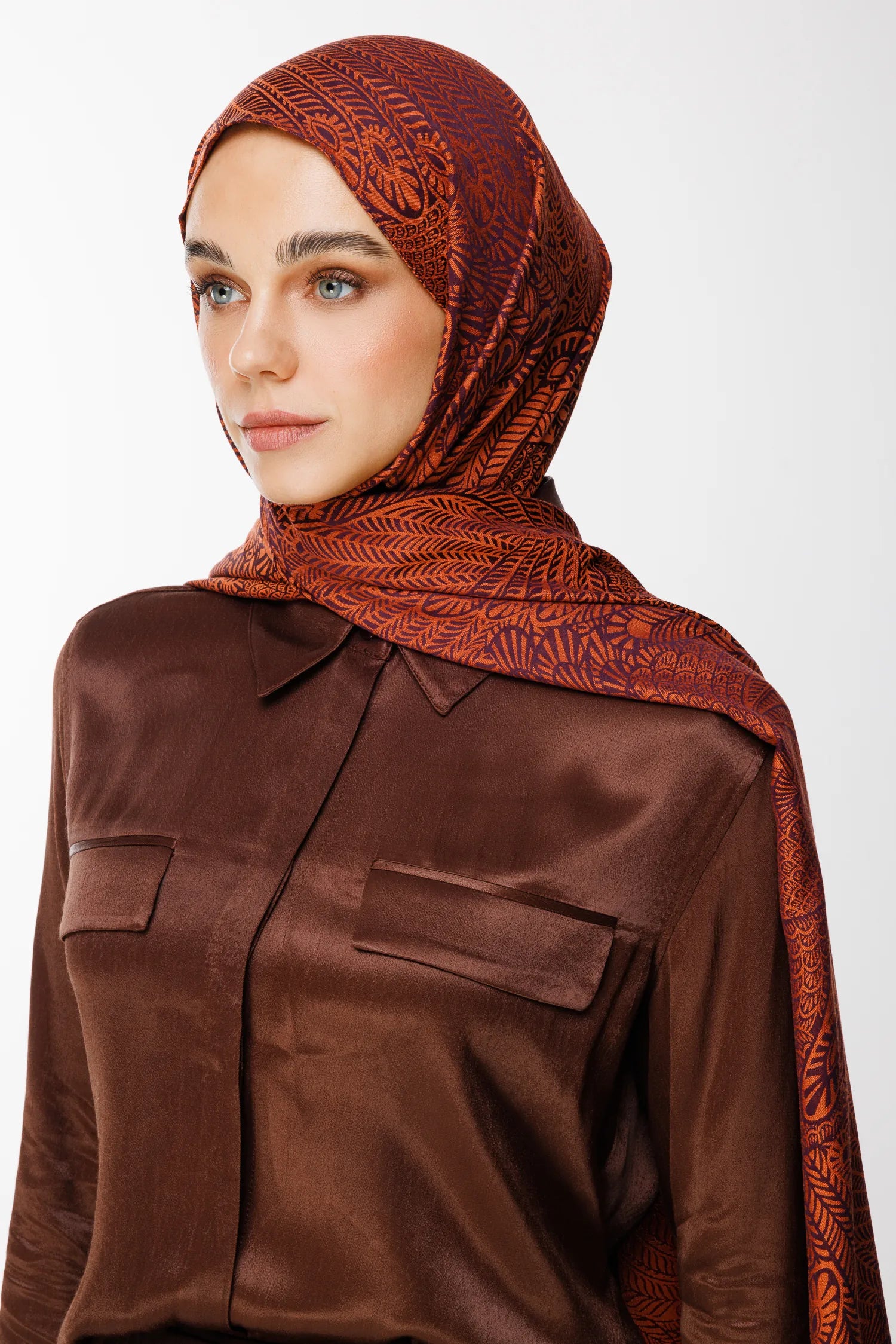 Mayra Desen Çift Taraflı Şal