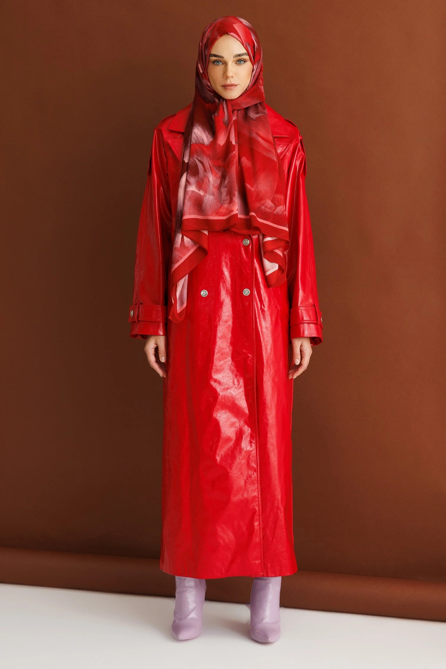 Fleur Desen Rami Şal