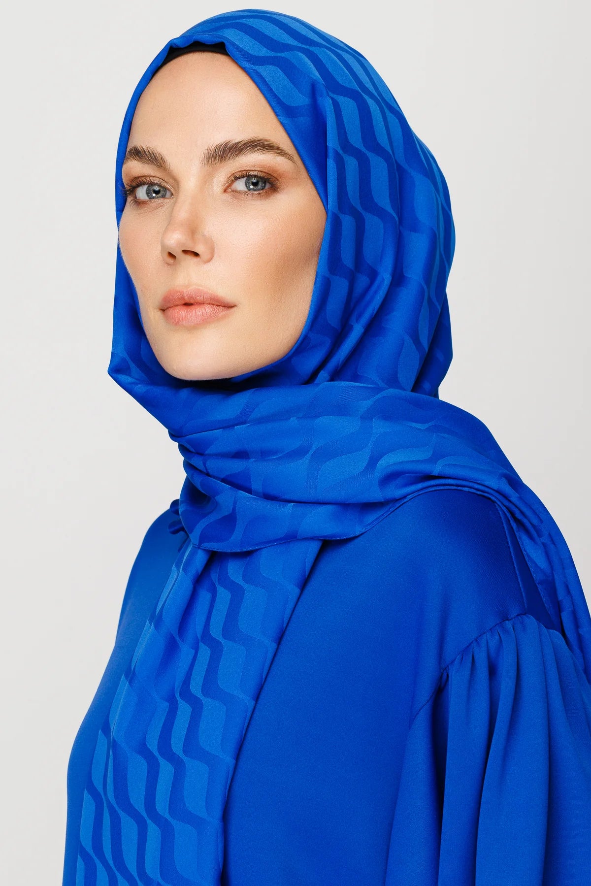 Dalga Desen İpeksi Jakar Şal