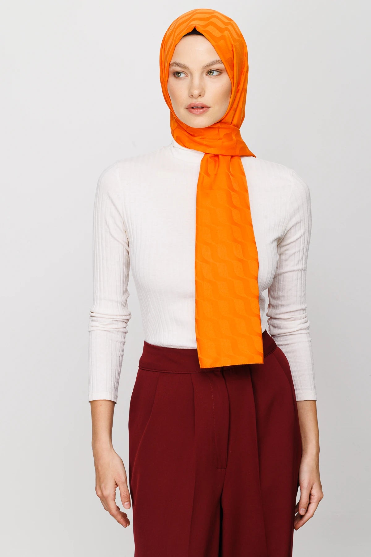 Dalga Desen İpeksi Jakar Şal